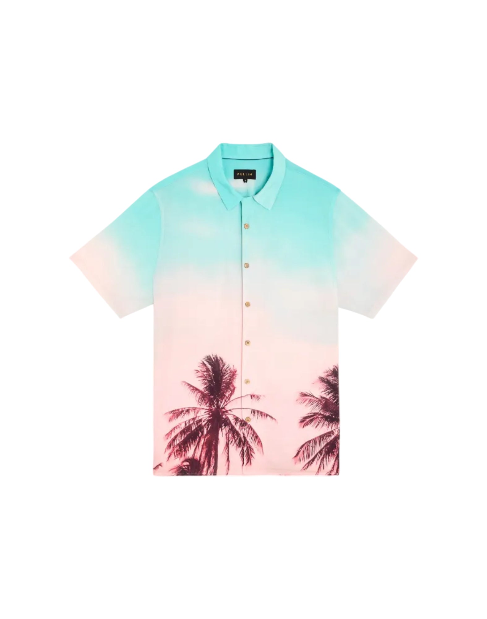miami palm dress shirt Miami Hurricanes Men's Palm Set Button Up