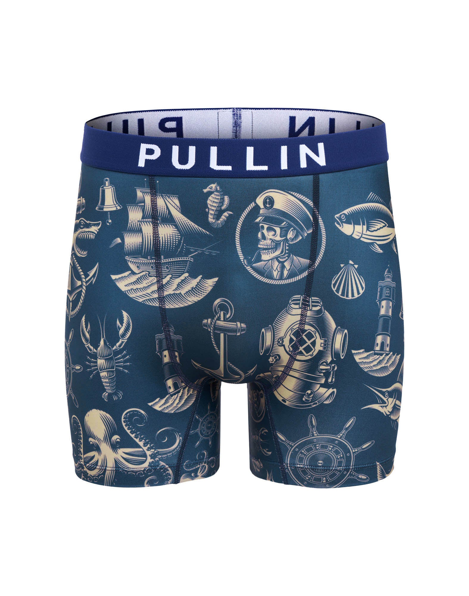 Shorts Boxer Homme Imprimé Requins - Caleçons Courts Élastiques Confortables Et Amusants