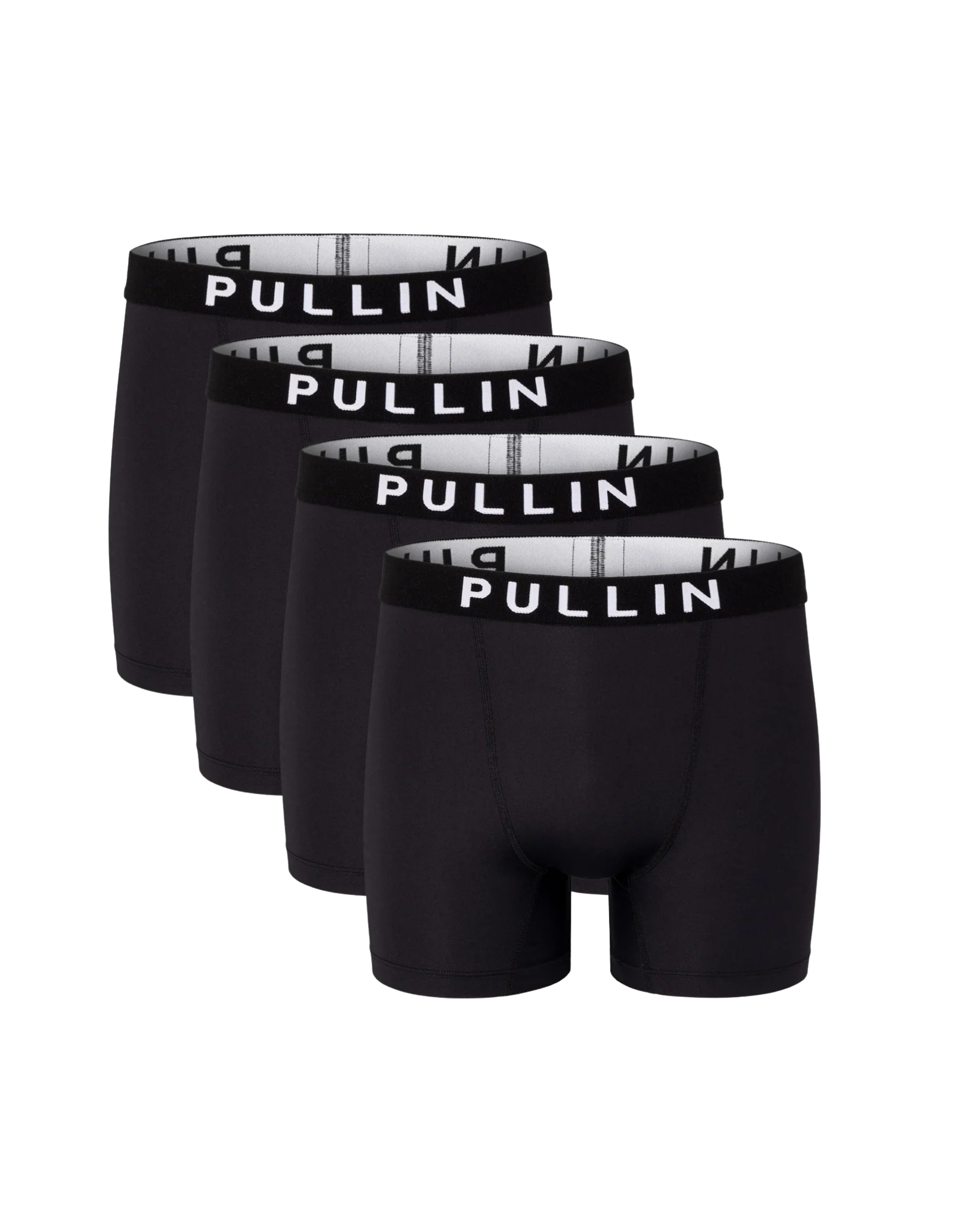 Lot 4 BOXERS LONGS NOIRS