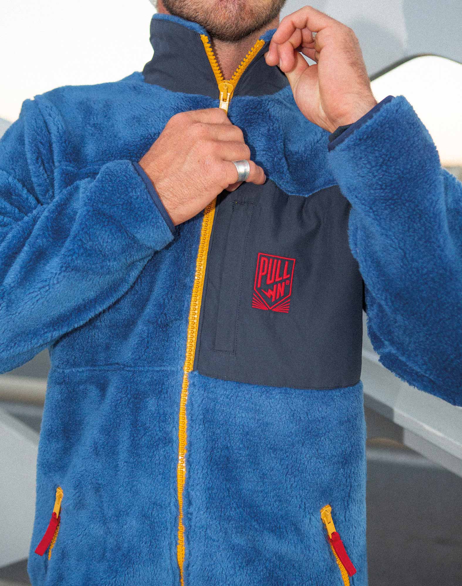 veste sherpa coreblue PULLIN en polyester