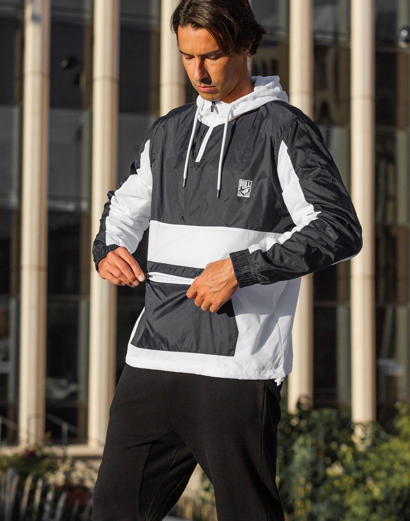 veste coupe-vent night PULLIN en polyester