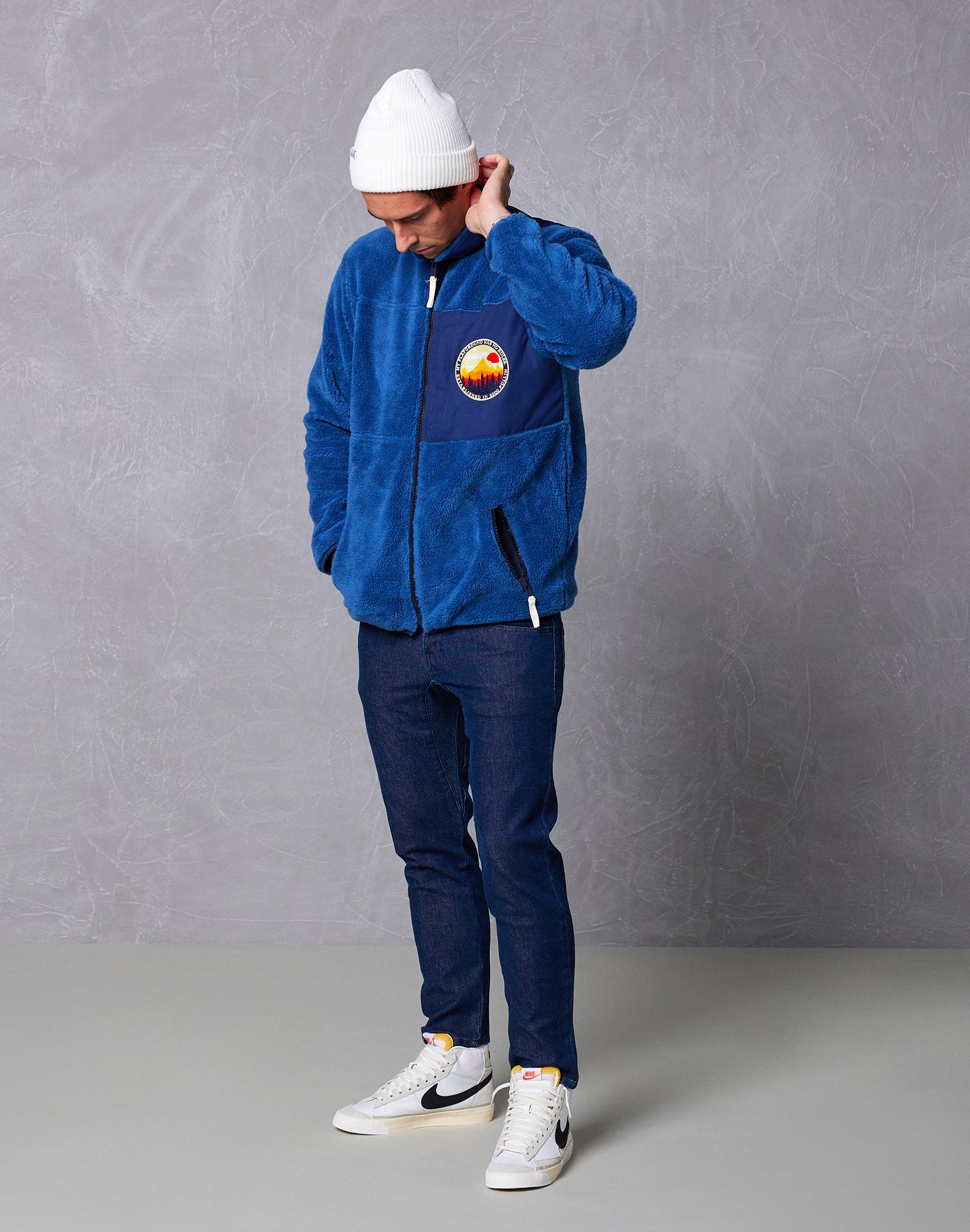 pantalon 7/8 eme dkblue PULLIN en coton