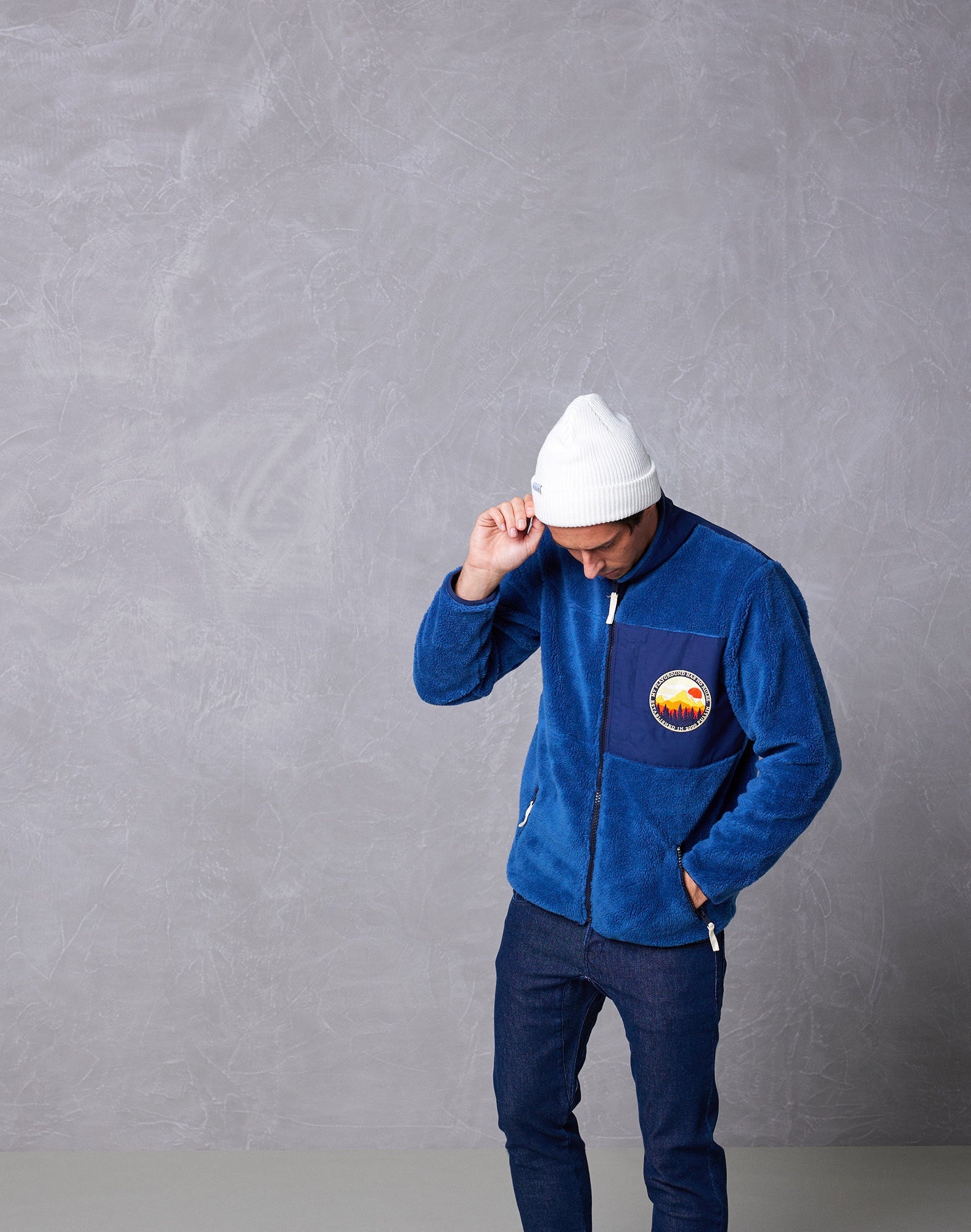 pantalon 7/8 eme dkblue PULLIN en coton