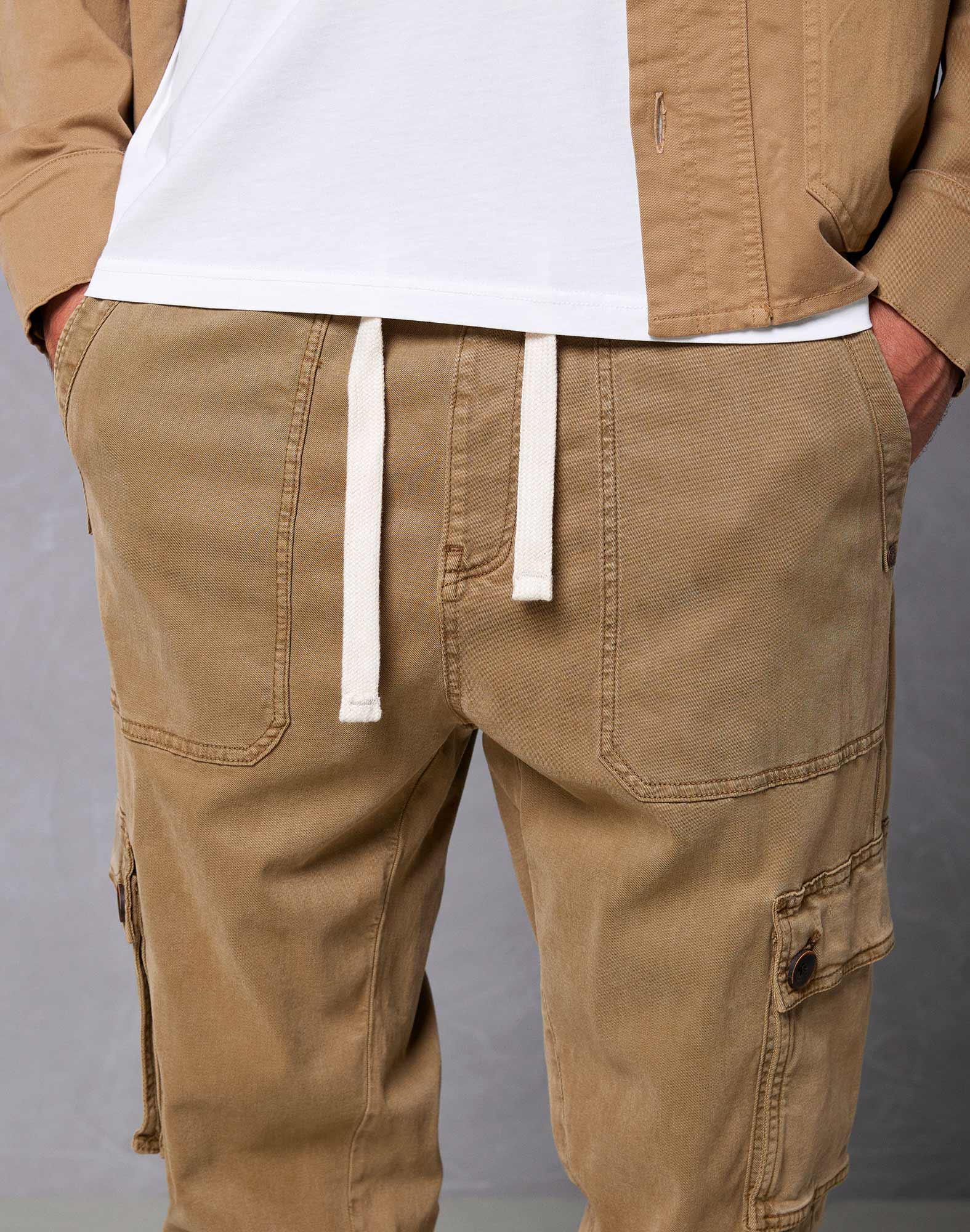 pantalon cargo desert PULLIN en coton