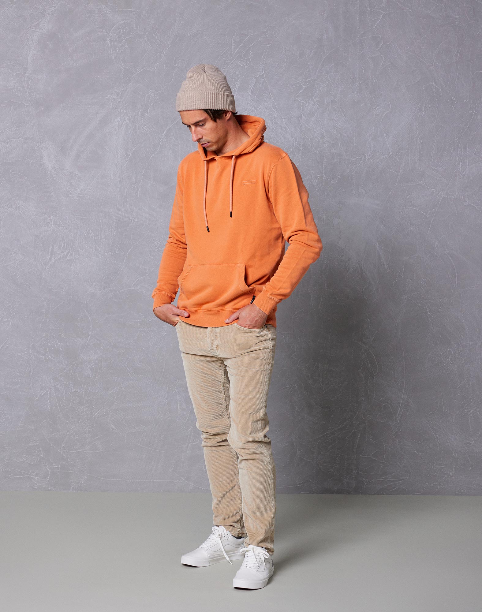 sweat a capuche plainfinnmelon PULLIN en coton