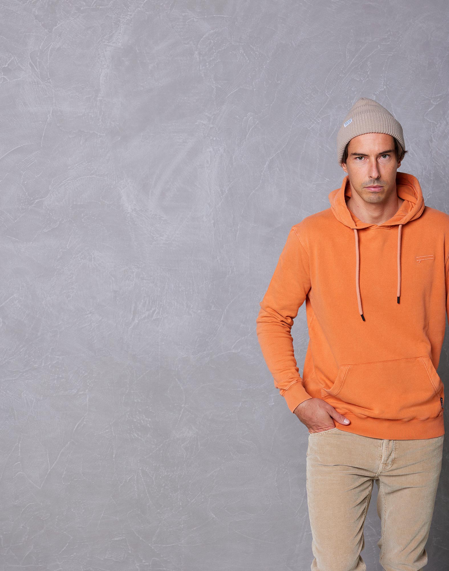 sweat a capuche plainfinnmelon PULLIN en coton