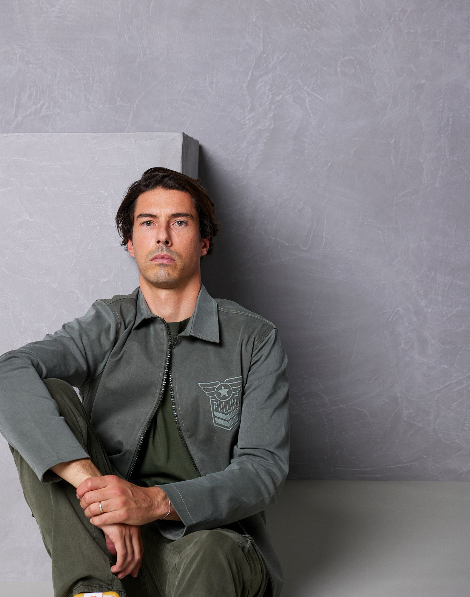 veste army PULLIN en coton