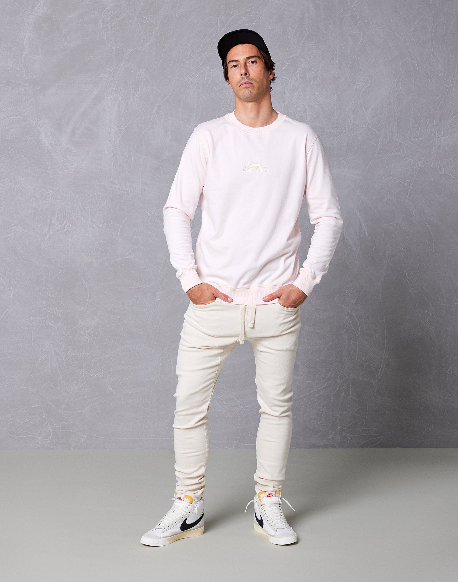 pantalon tapered natural PULLIN en coton