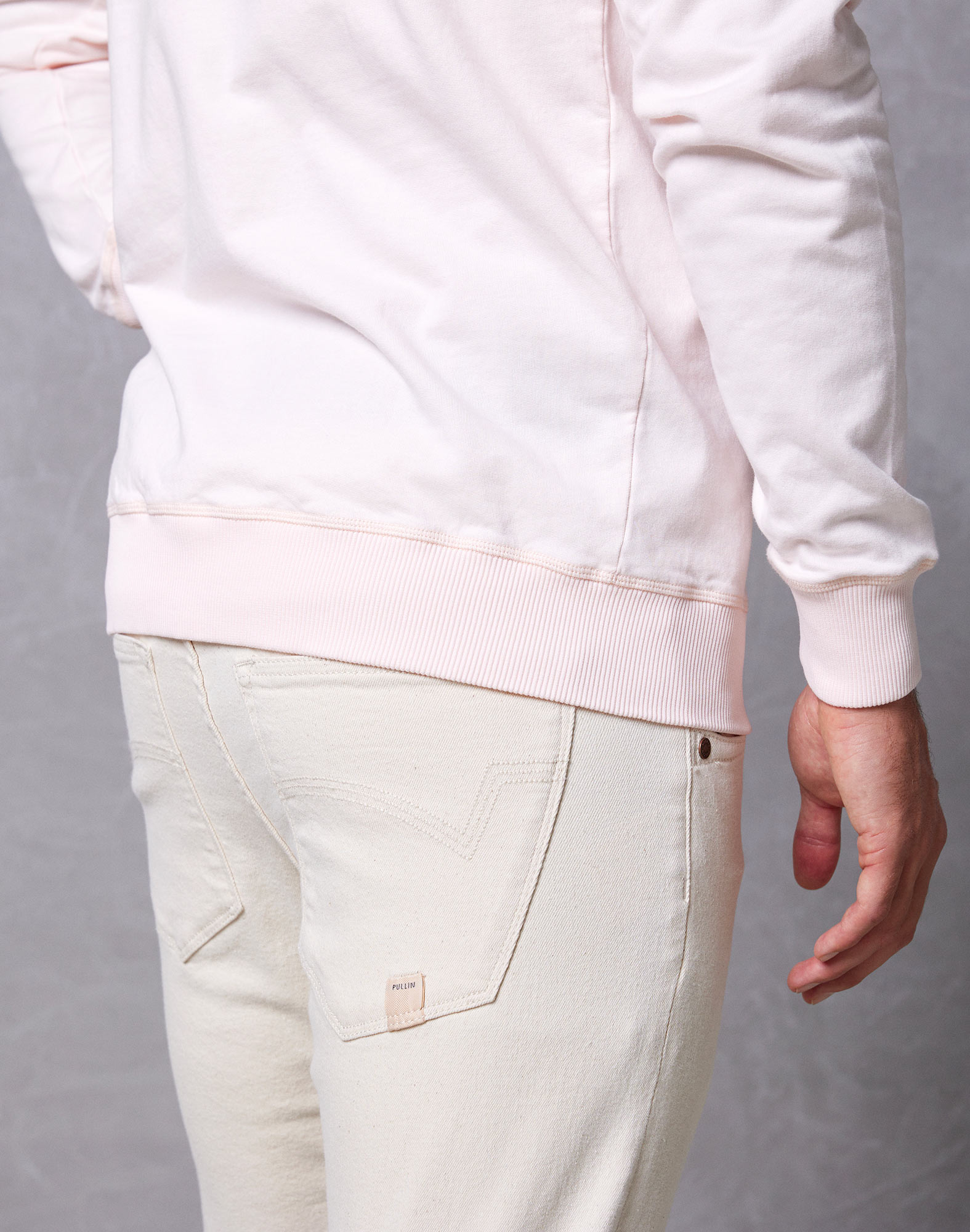 pantalon tapered natural PULLIN en coton
