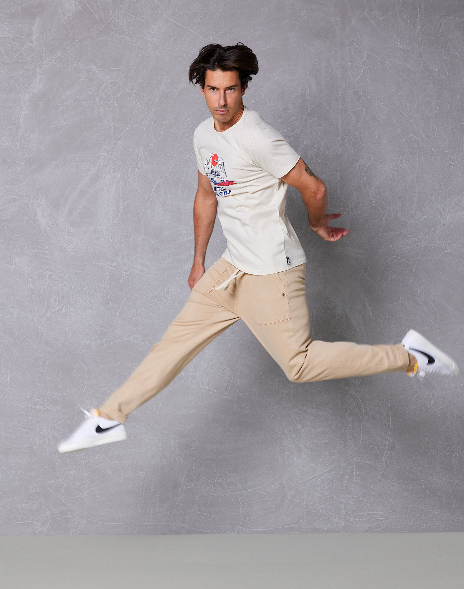 t-shirt outdoor PULLIN en coton