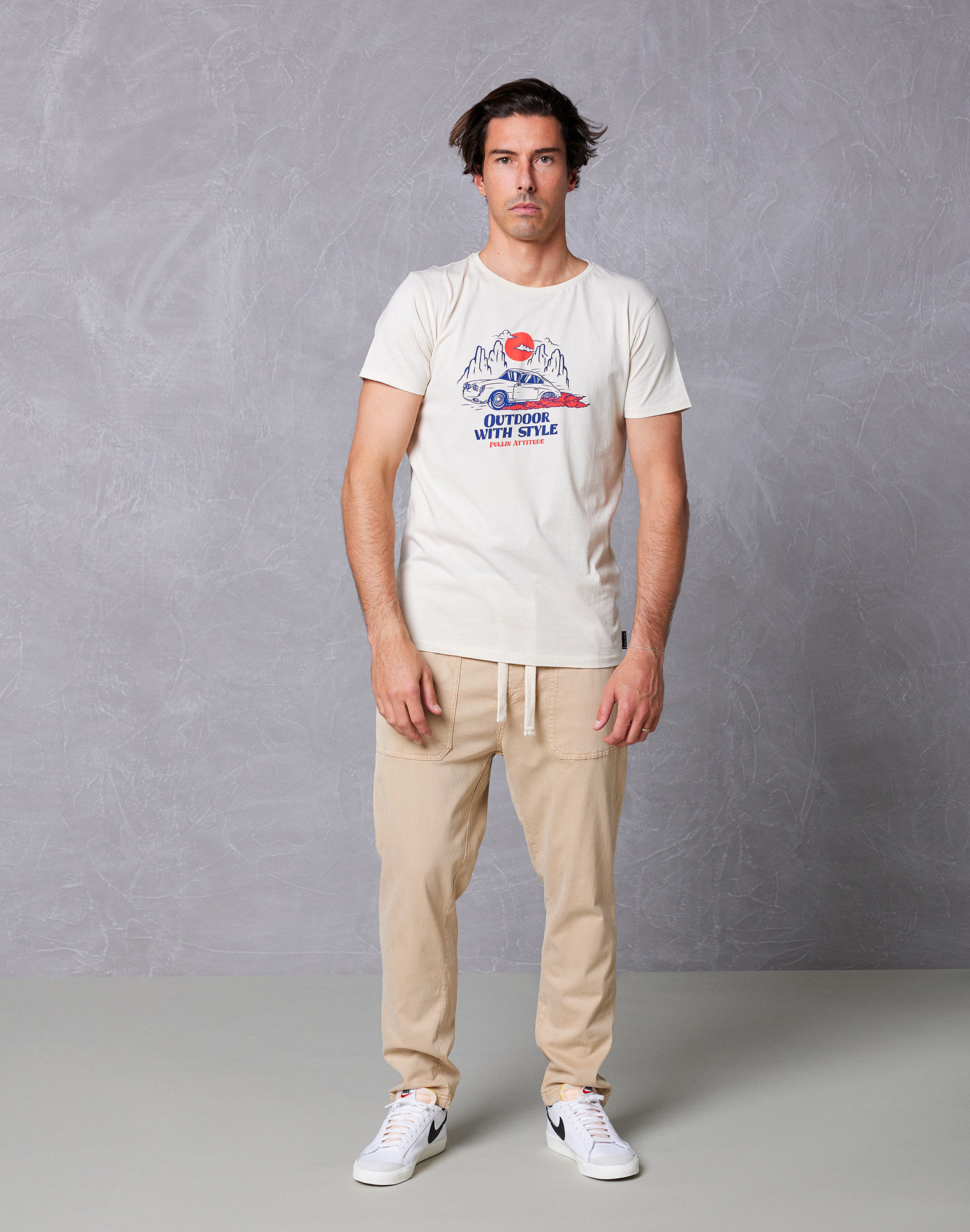 t-shirt outdoor PULLIN en coton