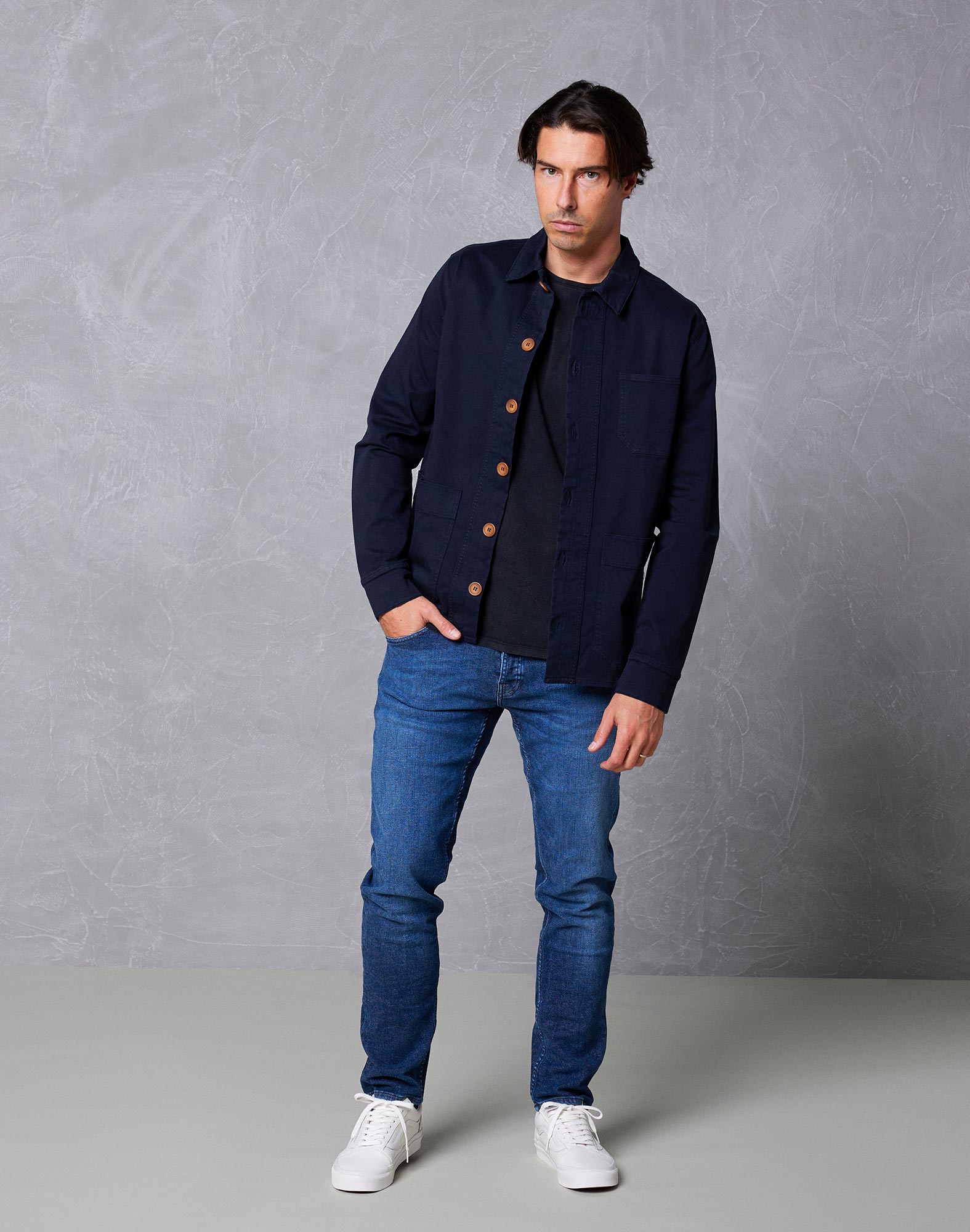 veste worker night PULLIN en coton