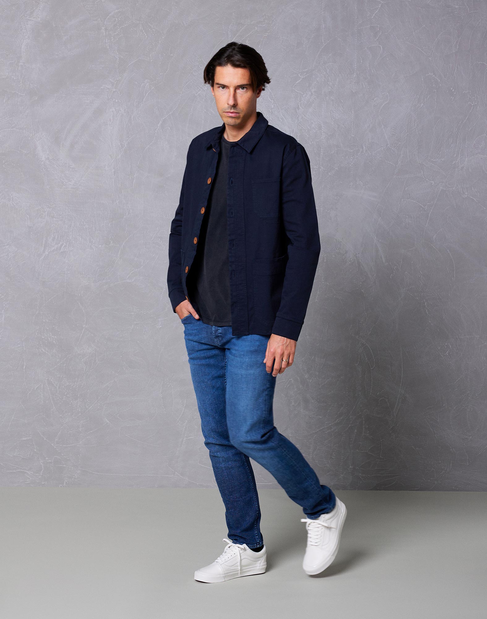 veste worker night PULLIN en coton