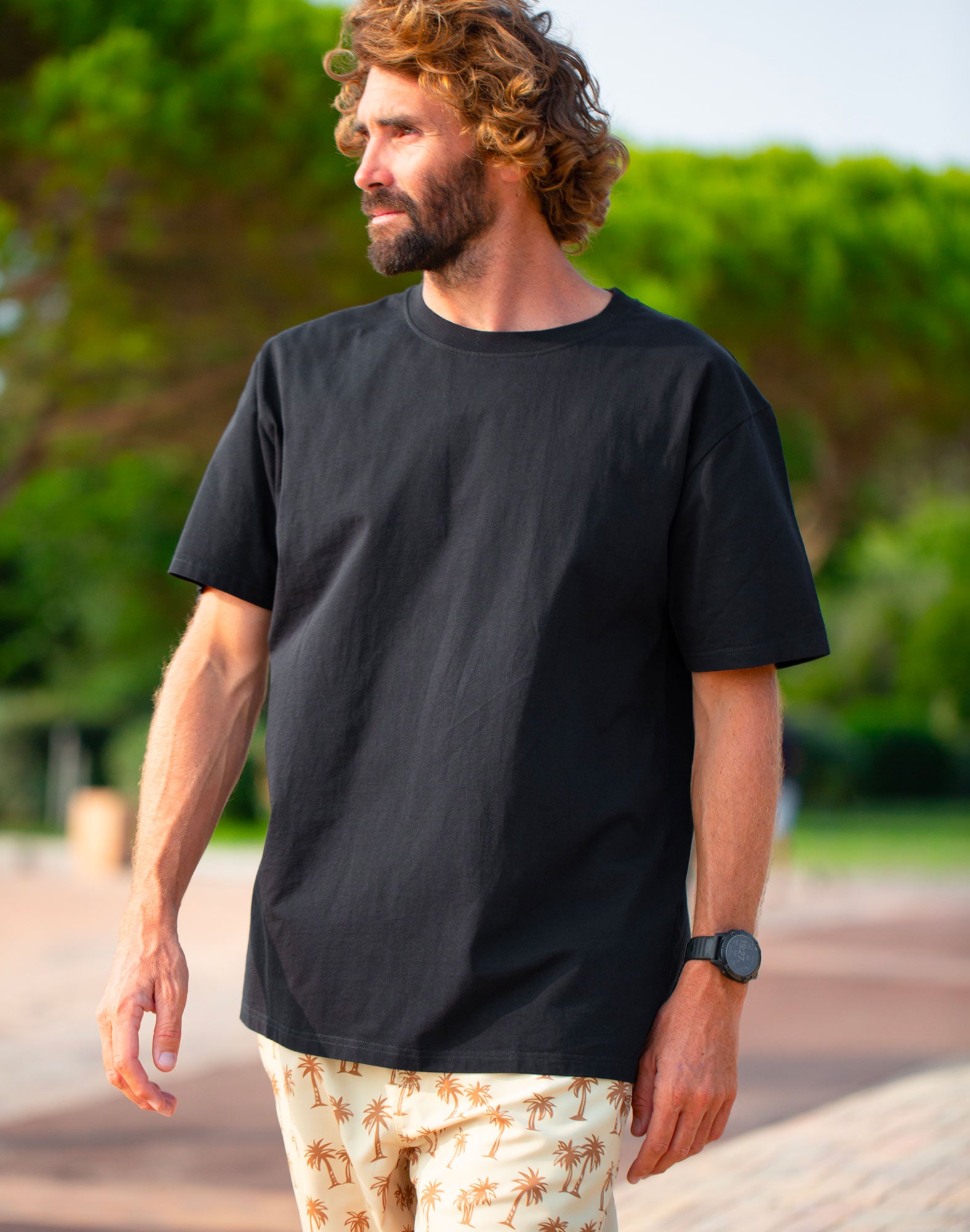 t-shirt relaxblack PULLIN en cotton