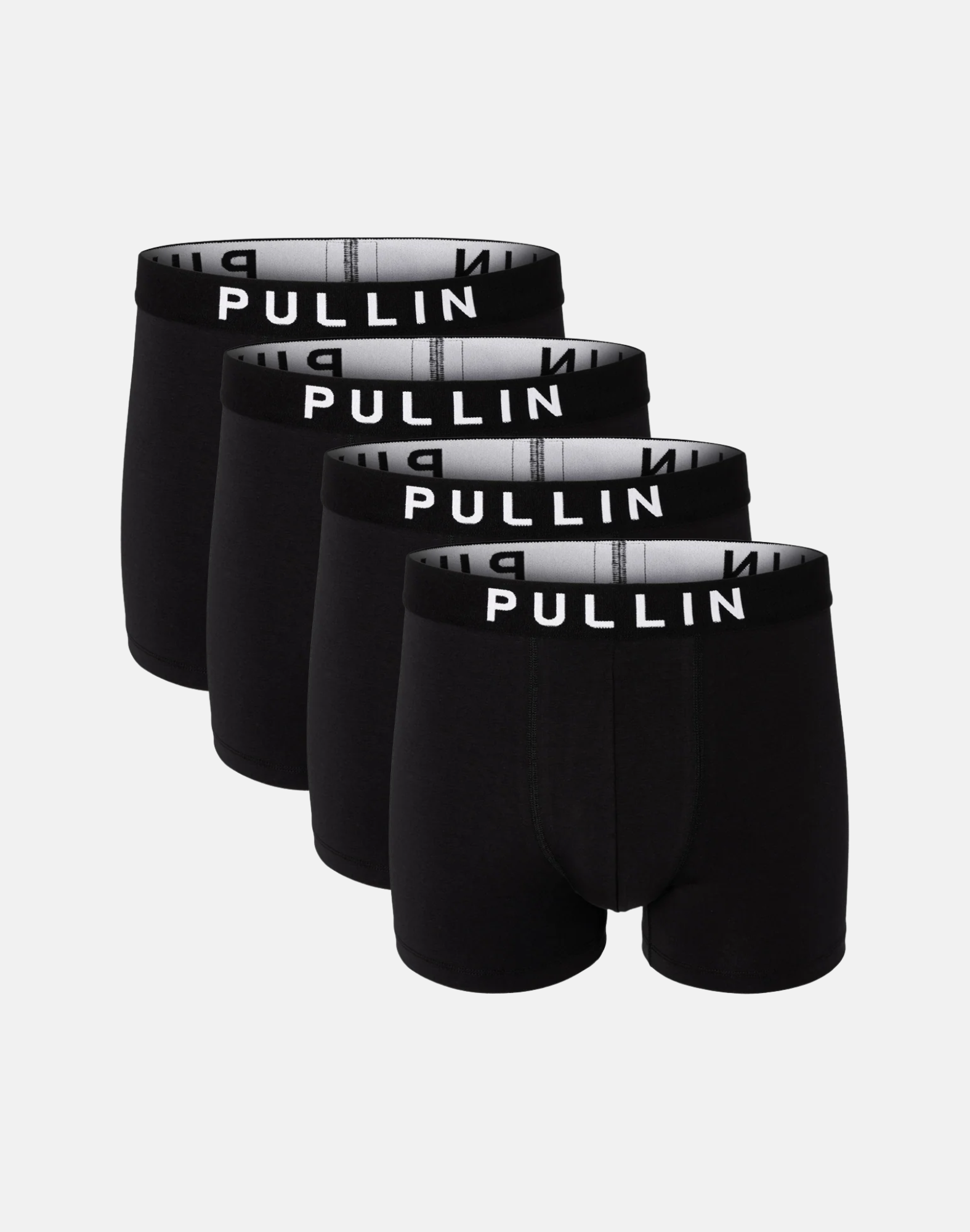 Lot 4 BOXERS COURTS COTON NOIRS