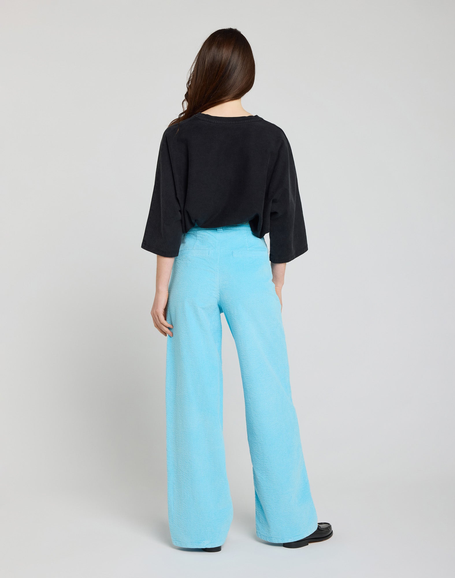 JANE VELVET CORDAZUR TROUSERS