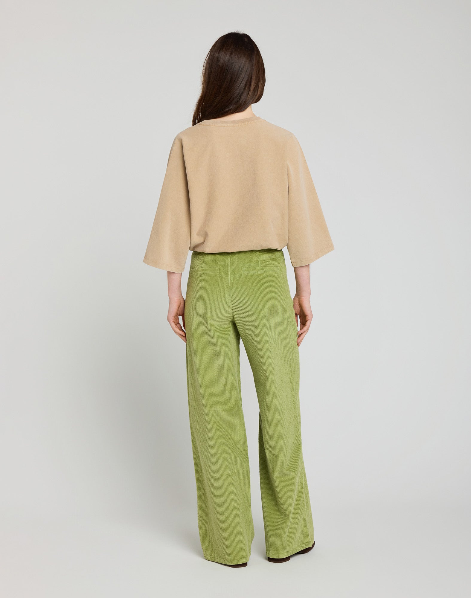 JANE CORDGREENY VELVET TROUSERS
