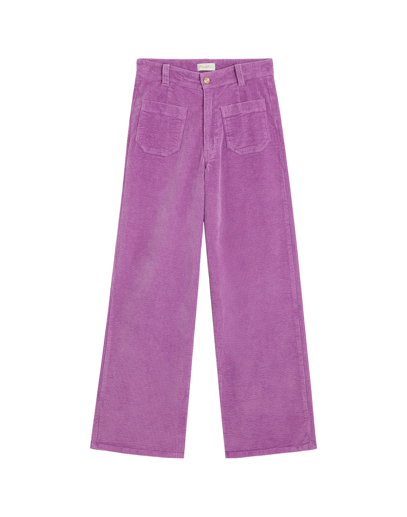 JANE CORPURPLE VELVET TROUSERS