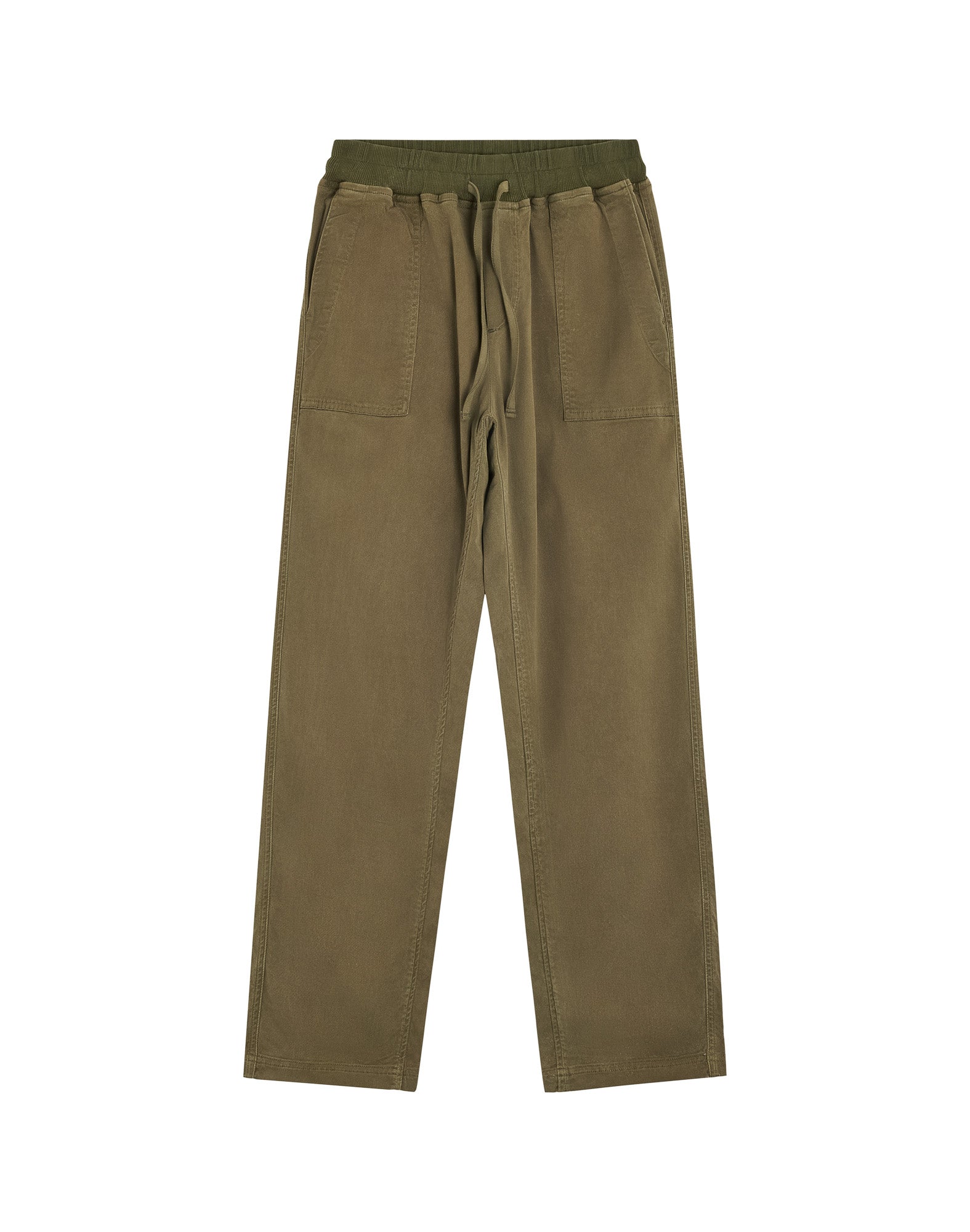 LOOSE OLIVE TROUSERS