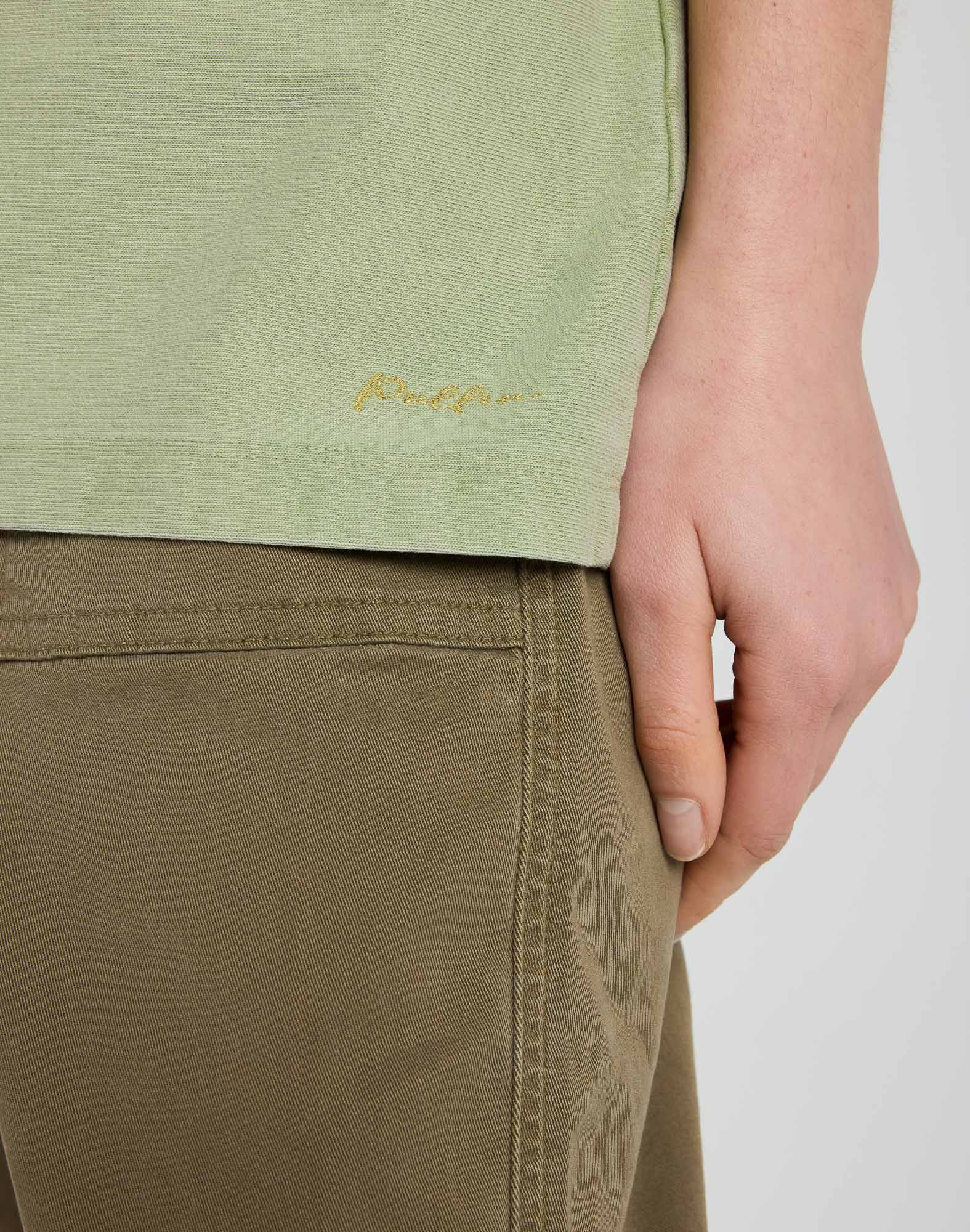 LOOSE OLIVE TROUSERS