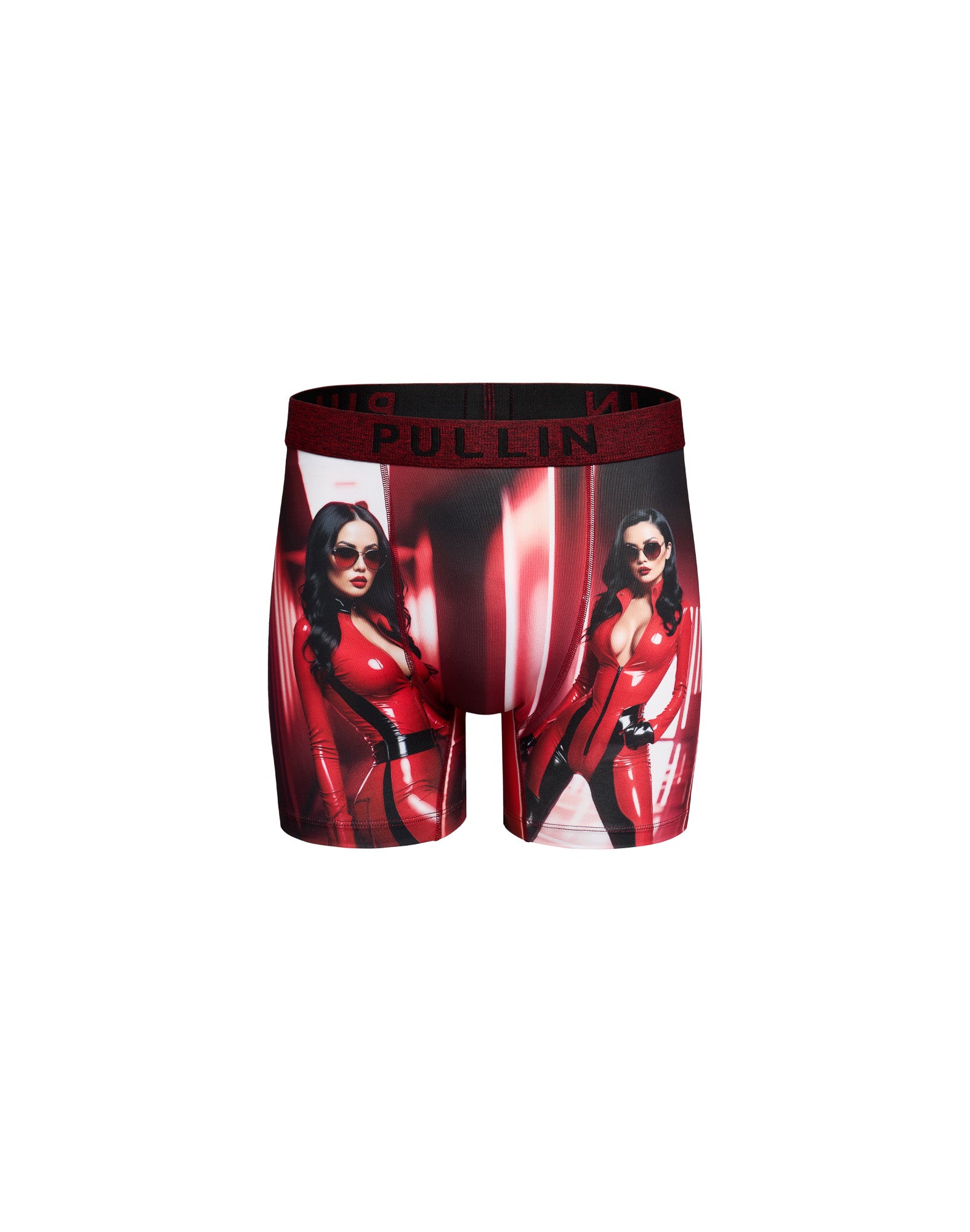 ROTE LANGE BOXERSHORTS