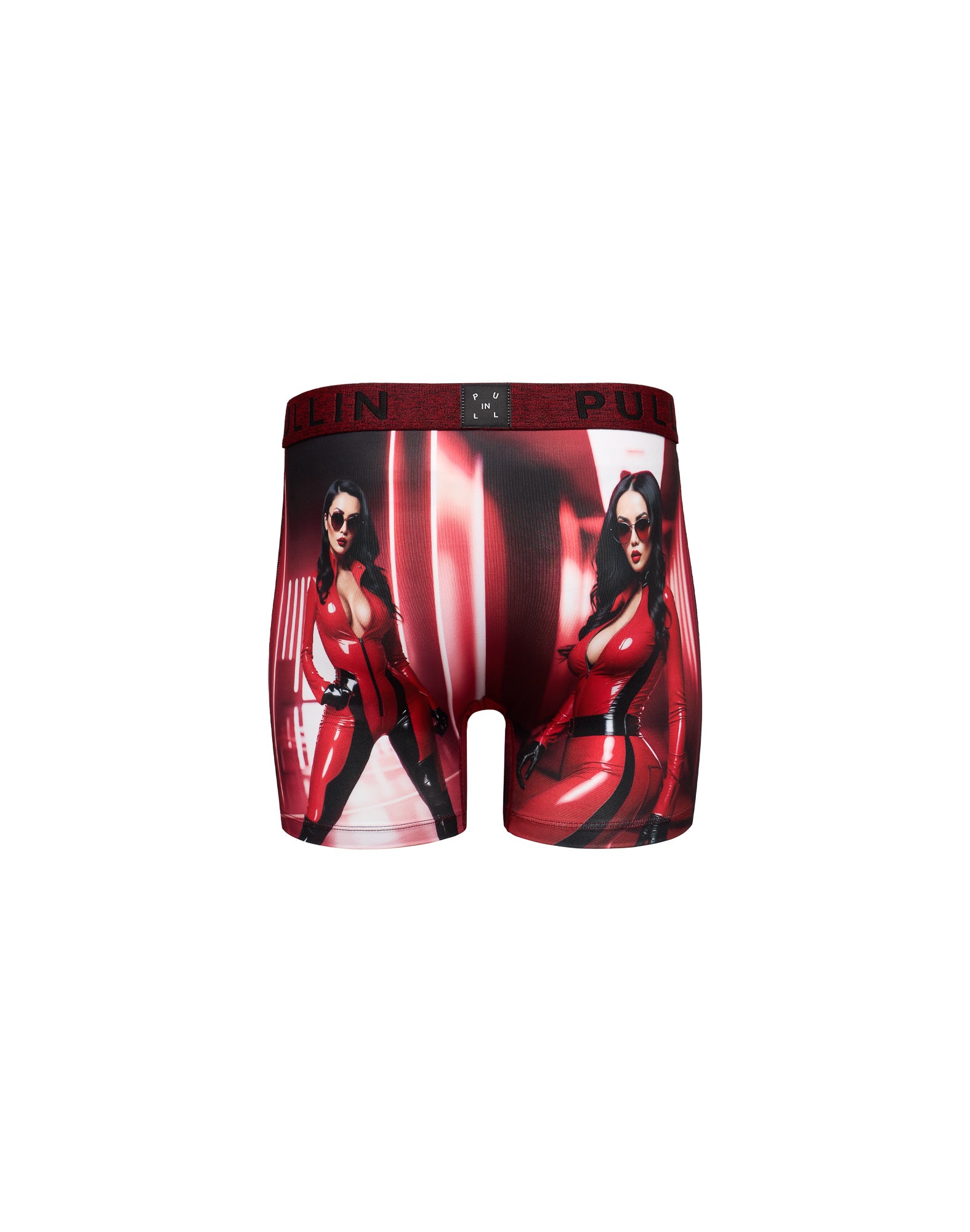 ROTE LANGE BOXERSHORTS