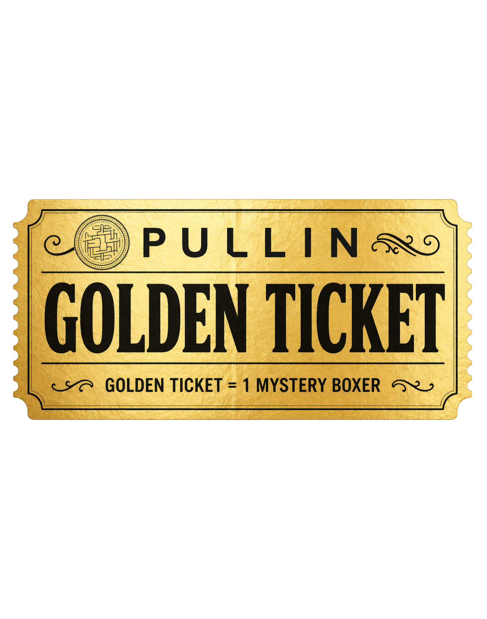 GOLDEN TICKET 1 BOXER