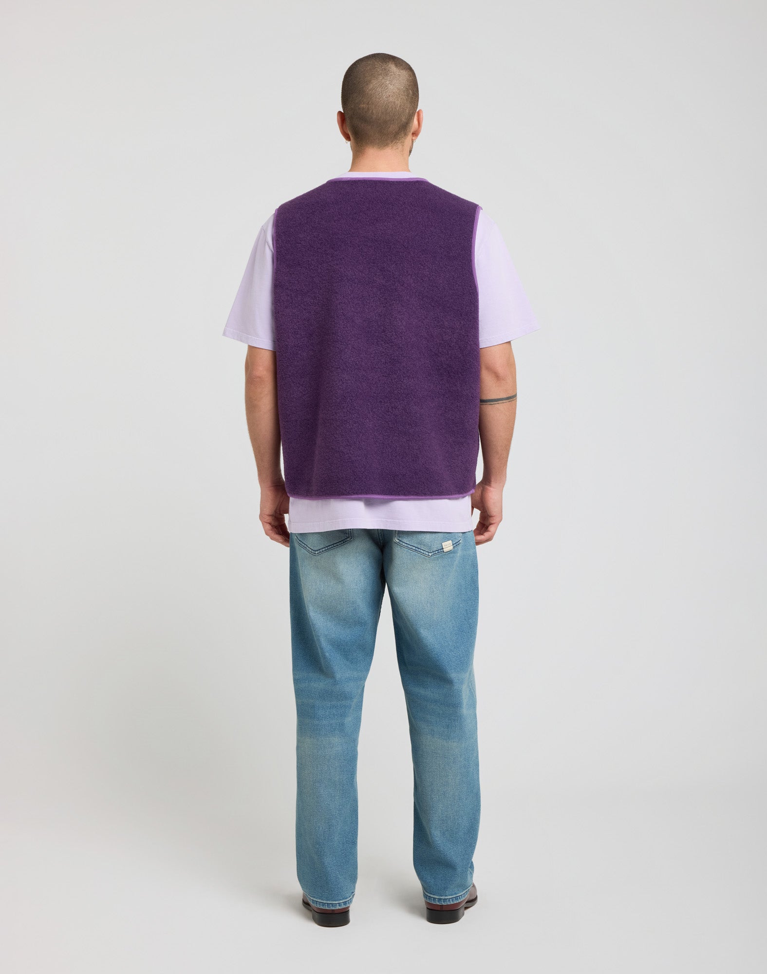 PURPLE SLEEVE VEST