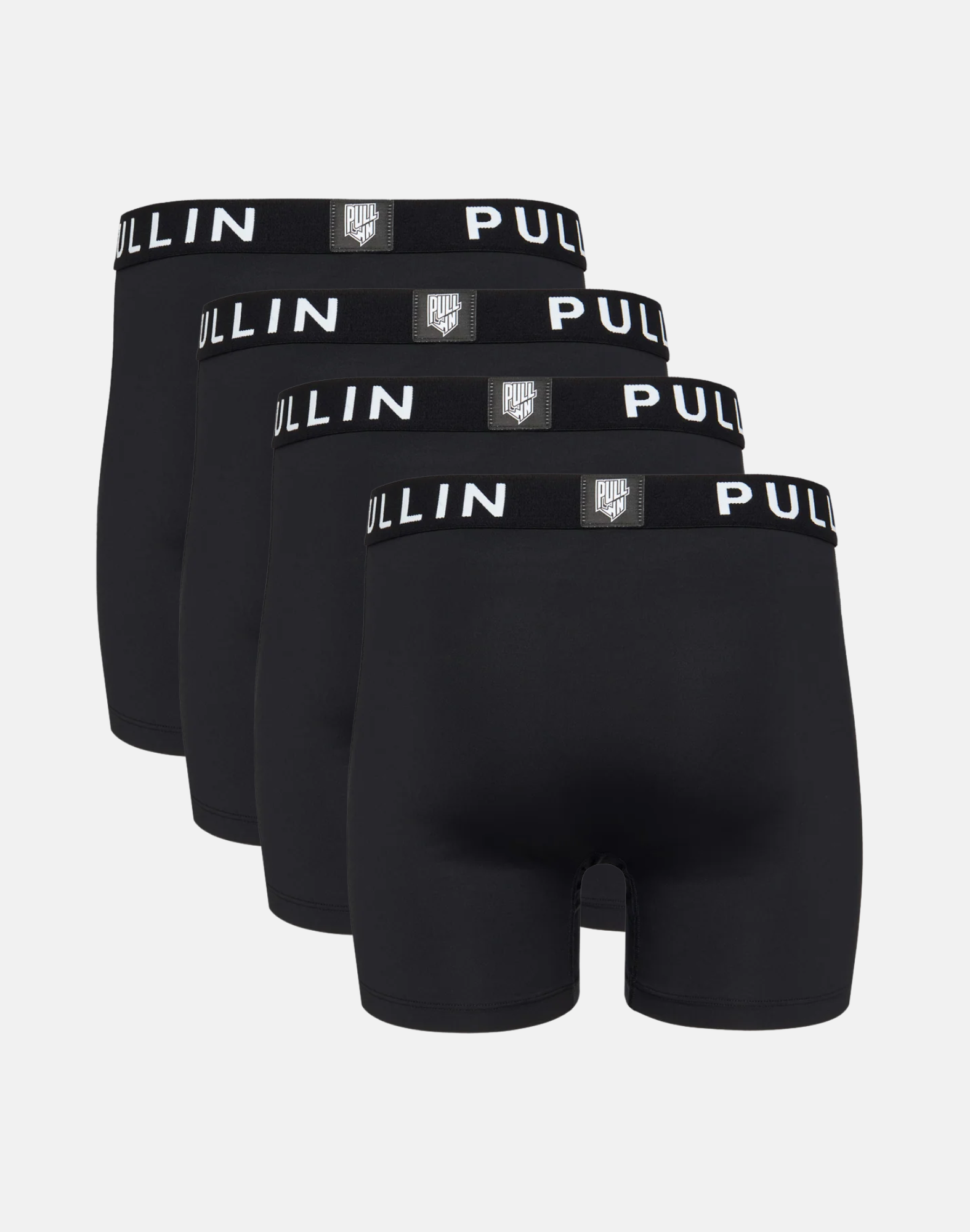 Lot 4 BOXERS LONGS NOIRS