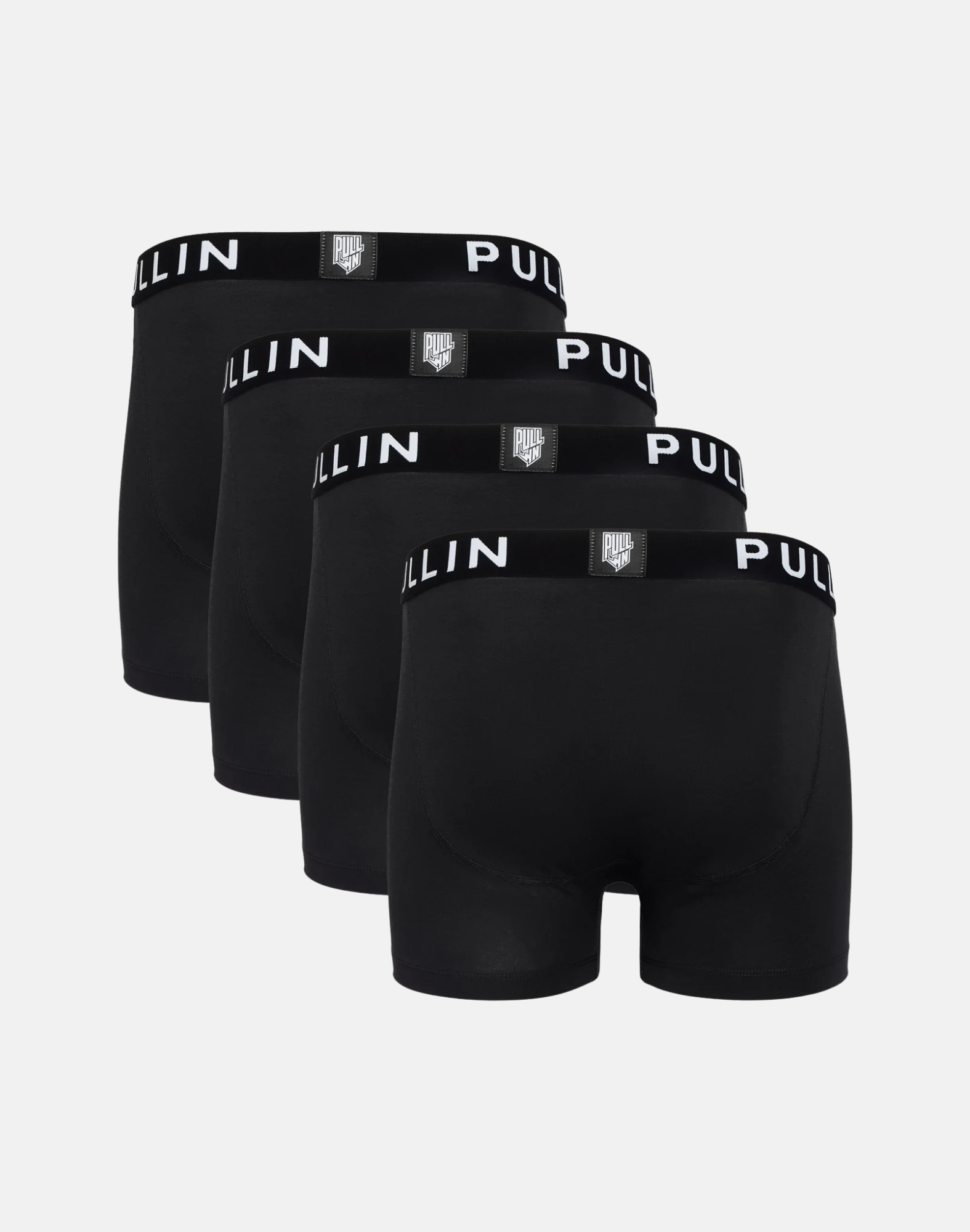 Lot 4 BOXERS COURTS COTON NOIRS