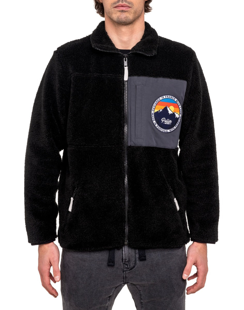 veste homme artik black PULLIN en polyester