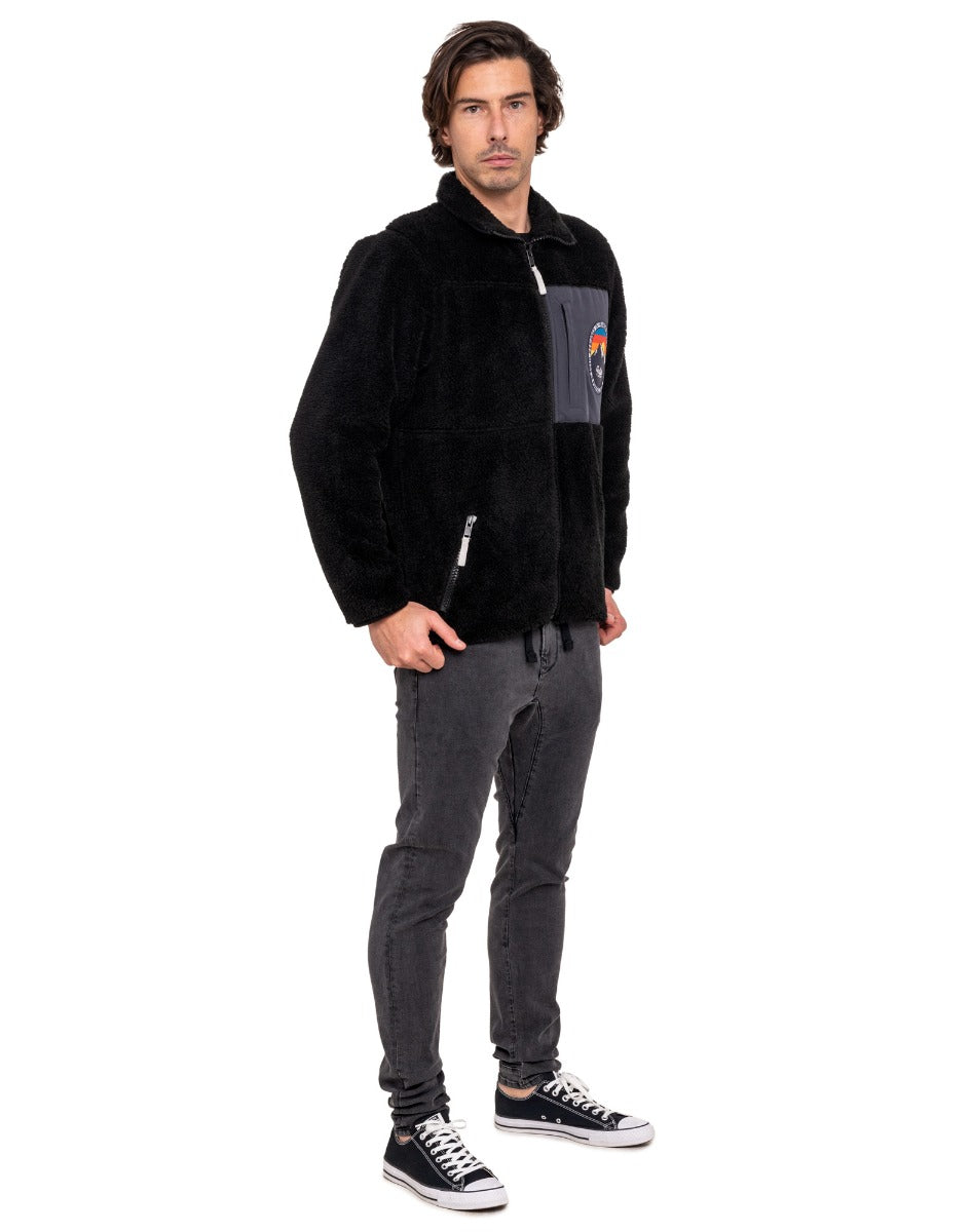 veste homme artik black PULLIN en polyester