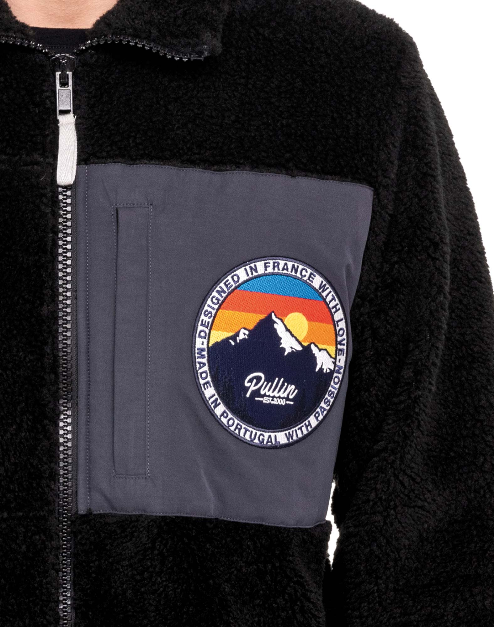 veste homme artik black PULLIN en polyester