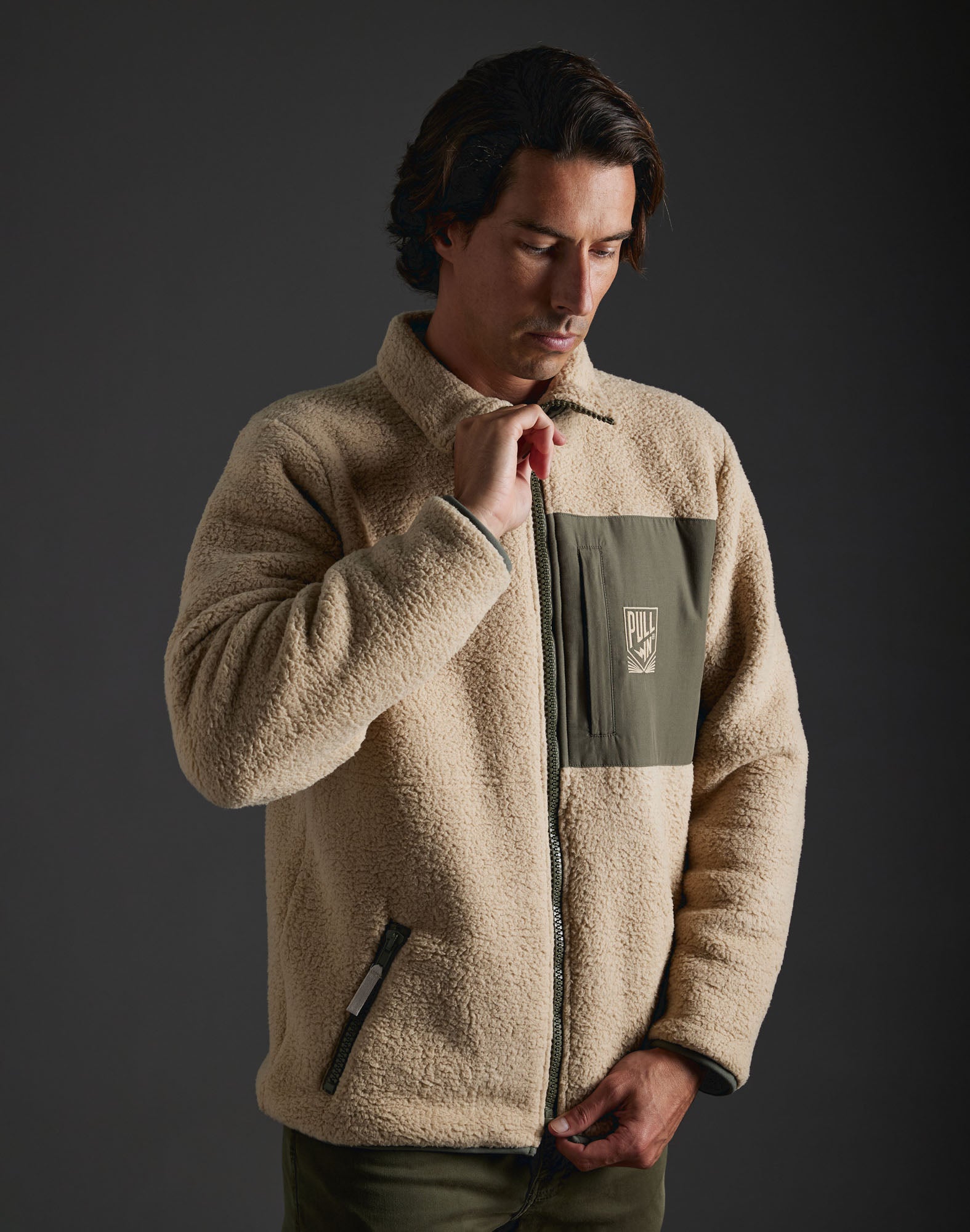 veste sherpa corebaye PULLIN en polyester