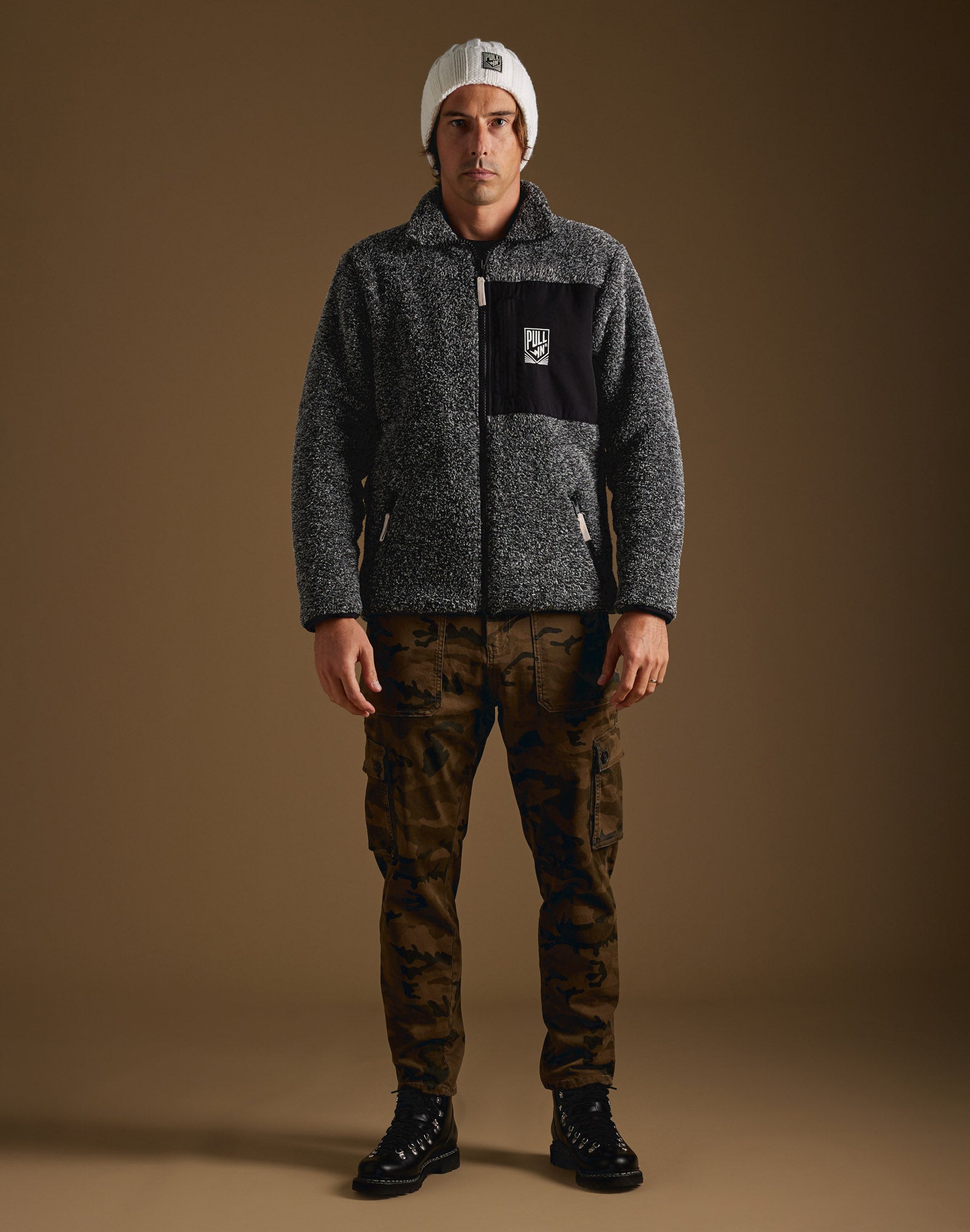 veste sherpa corecroket PULLIN en polyester