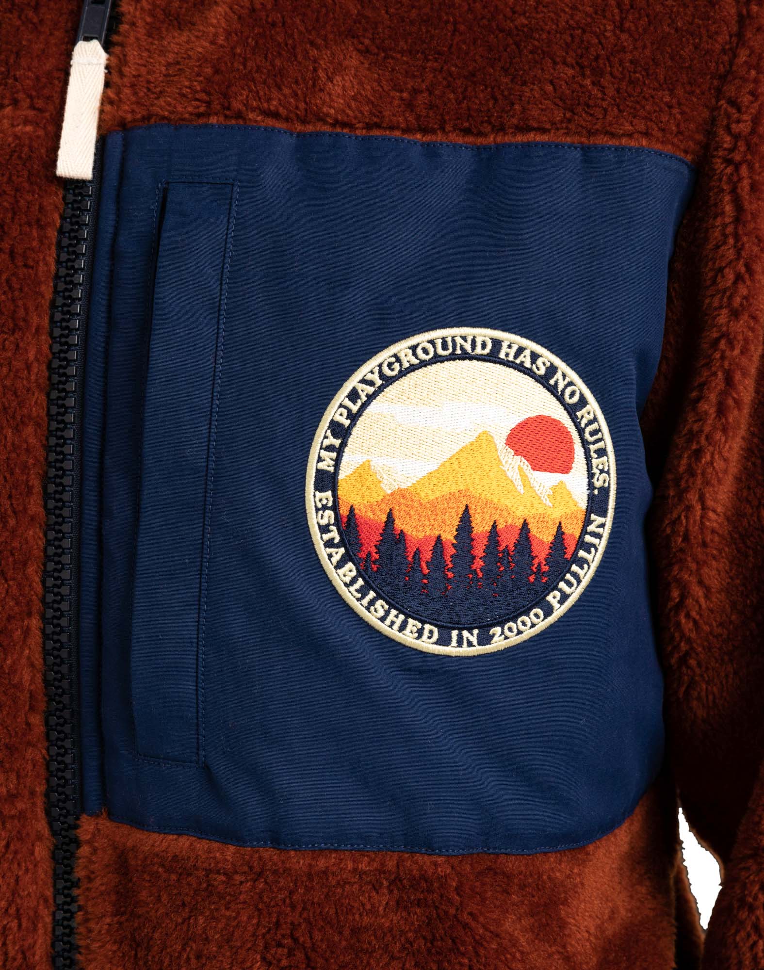 veste sherpa goldenbrow PULLIN en polyester