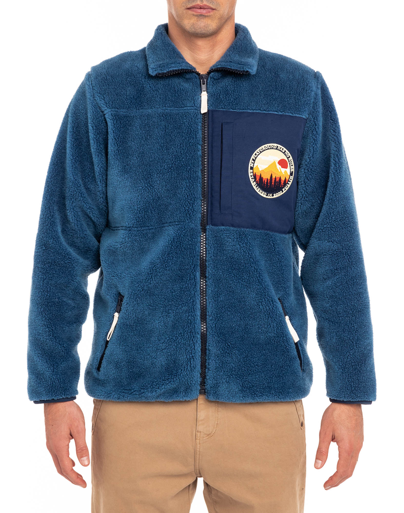 veste sherpa goldendusk PULLIN en polyester