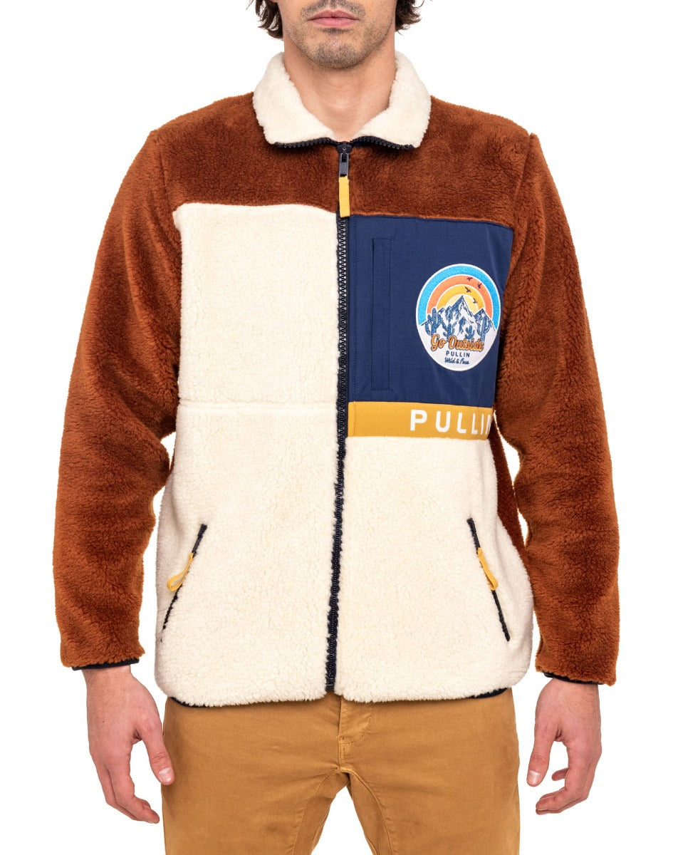 veste homme artik kamel PULLIN en polyester