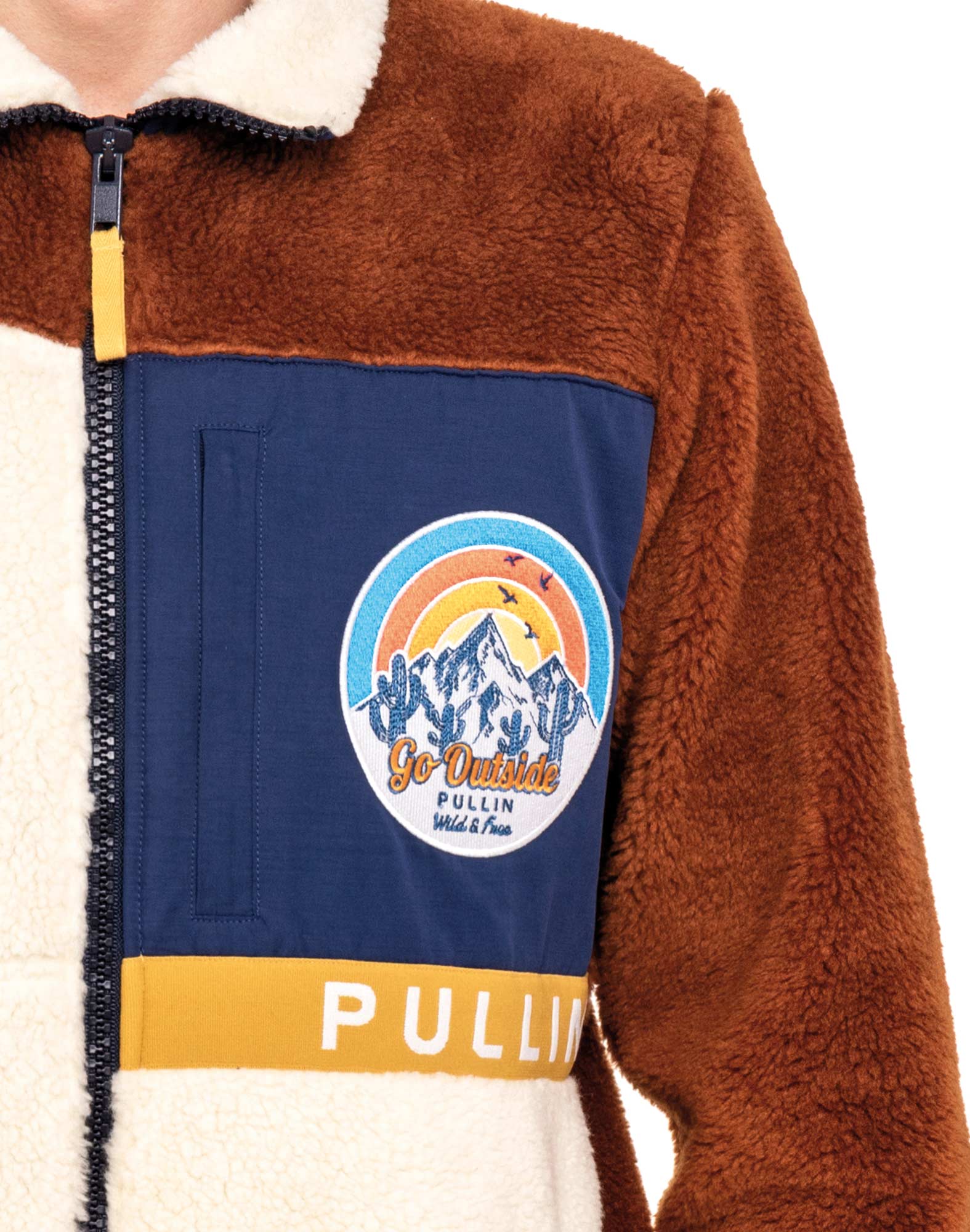 veste homme artik kamel PULLIN en polyester