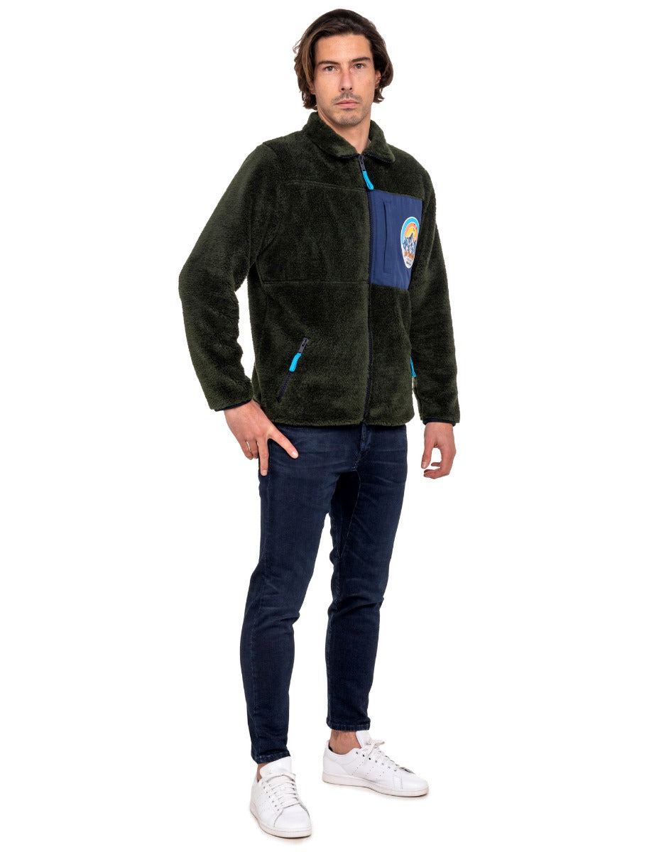 veste homme artik khaki PULLIN en polyester