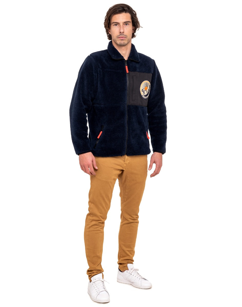 veste homme artik navy PULLIN en polyester