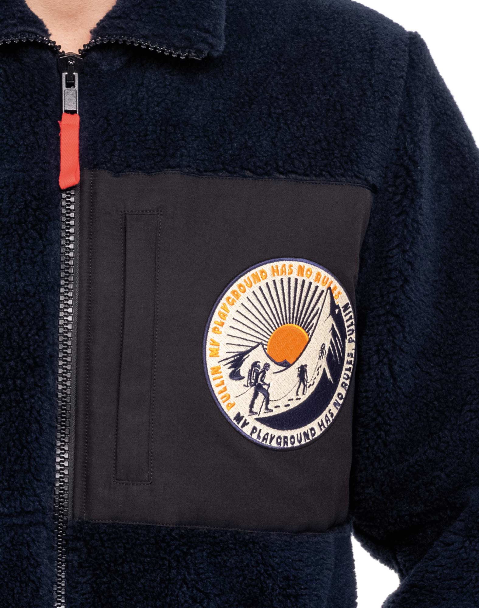 veste homme artik navy PULLIN en polyester