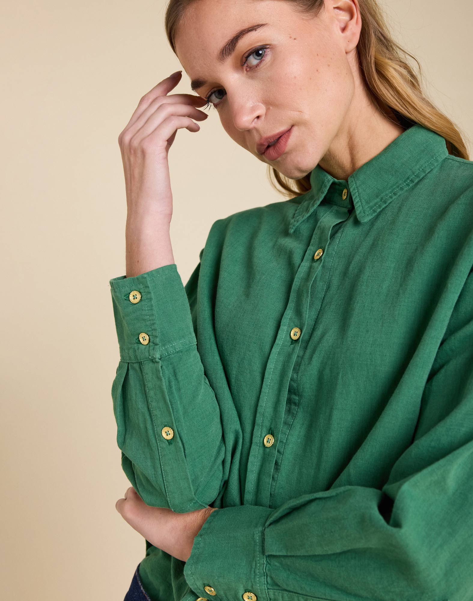 chemise lin kasmir PULLIN en lin