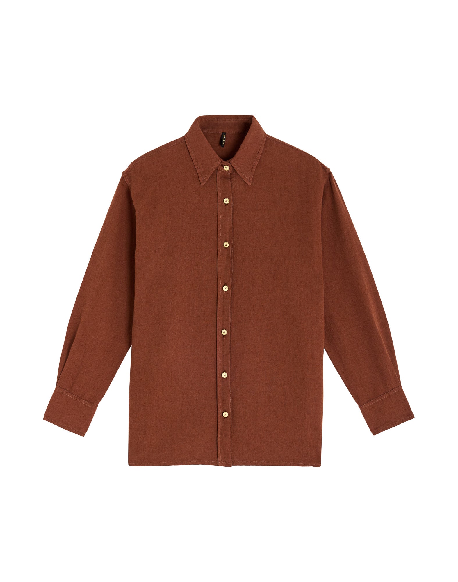 chemise lin mocha PULLIN en lin