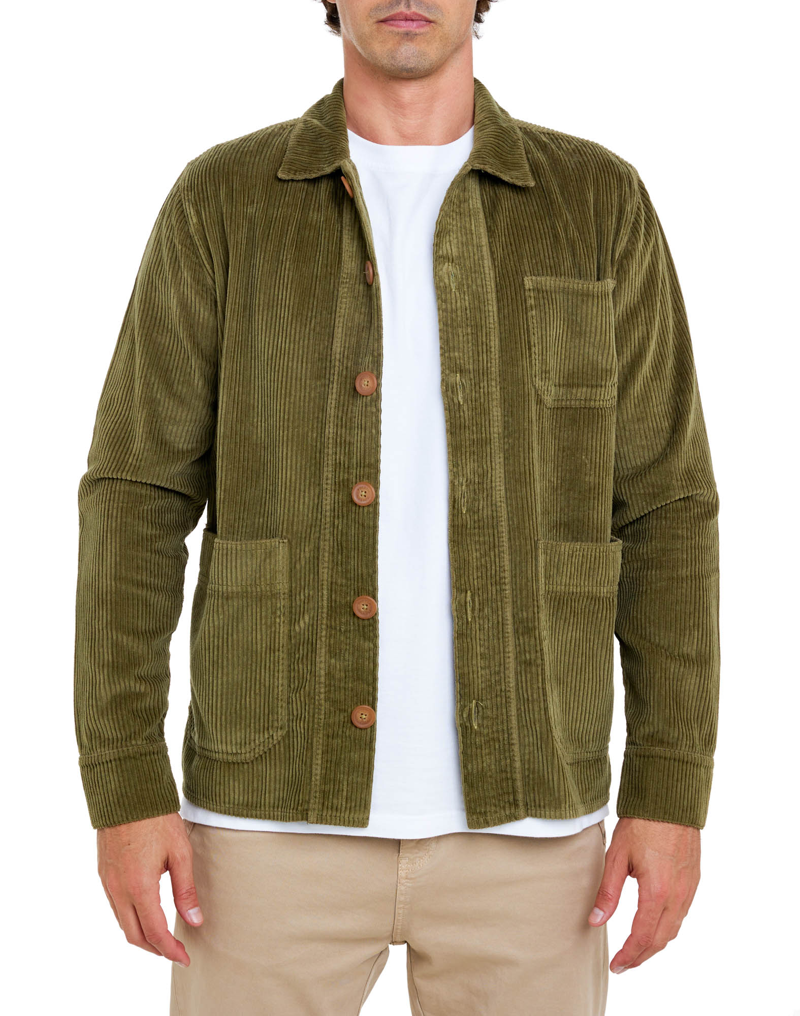 veste velours land PULLIN en coton