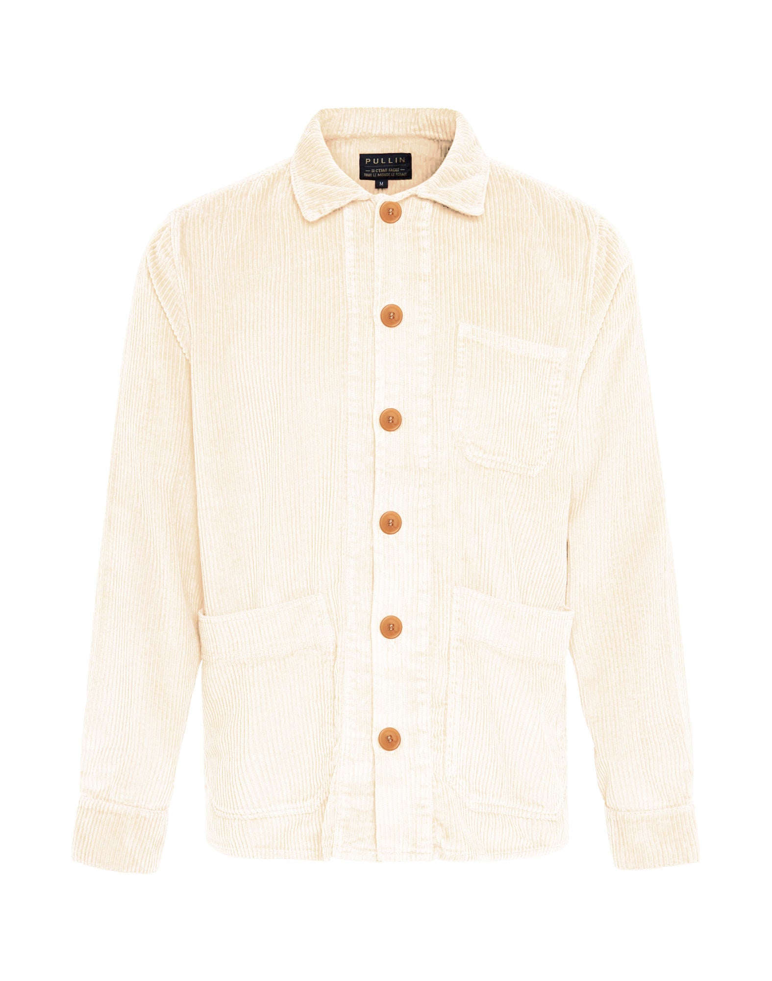 veste velours papyrus PULLIN en coton