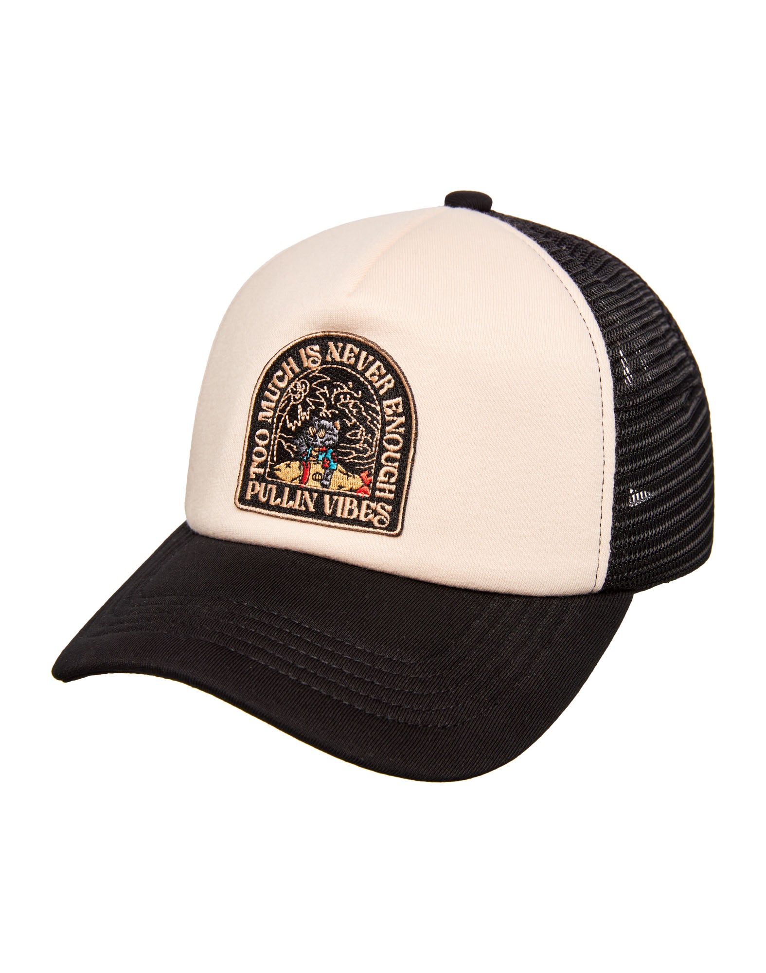 casquette truckercat PULLIN en polyester