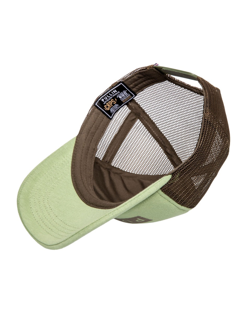 casquette trucker green21 PULLIN en coton