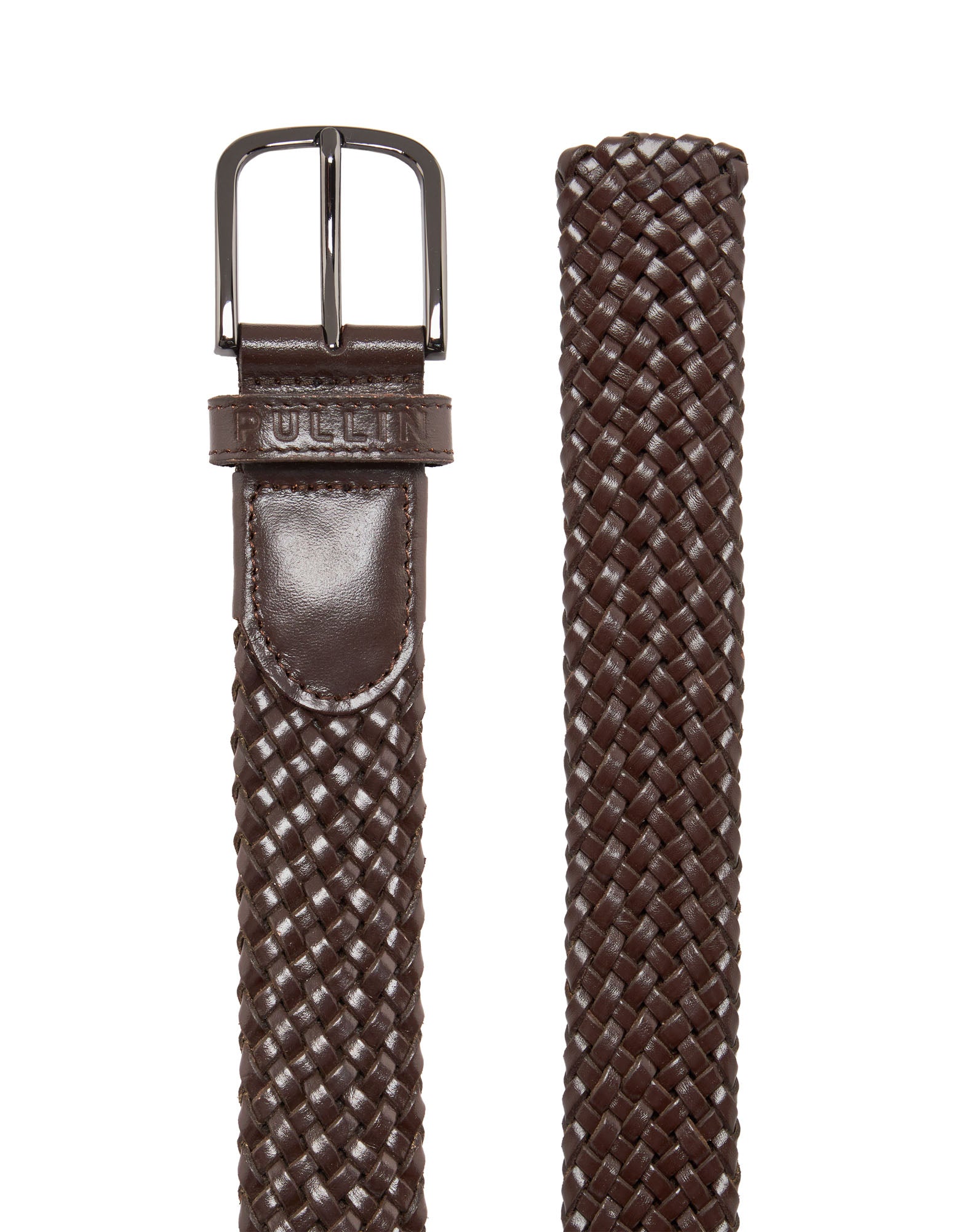 ceinture cuir brown PULLIN