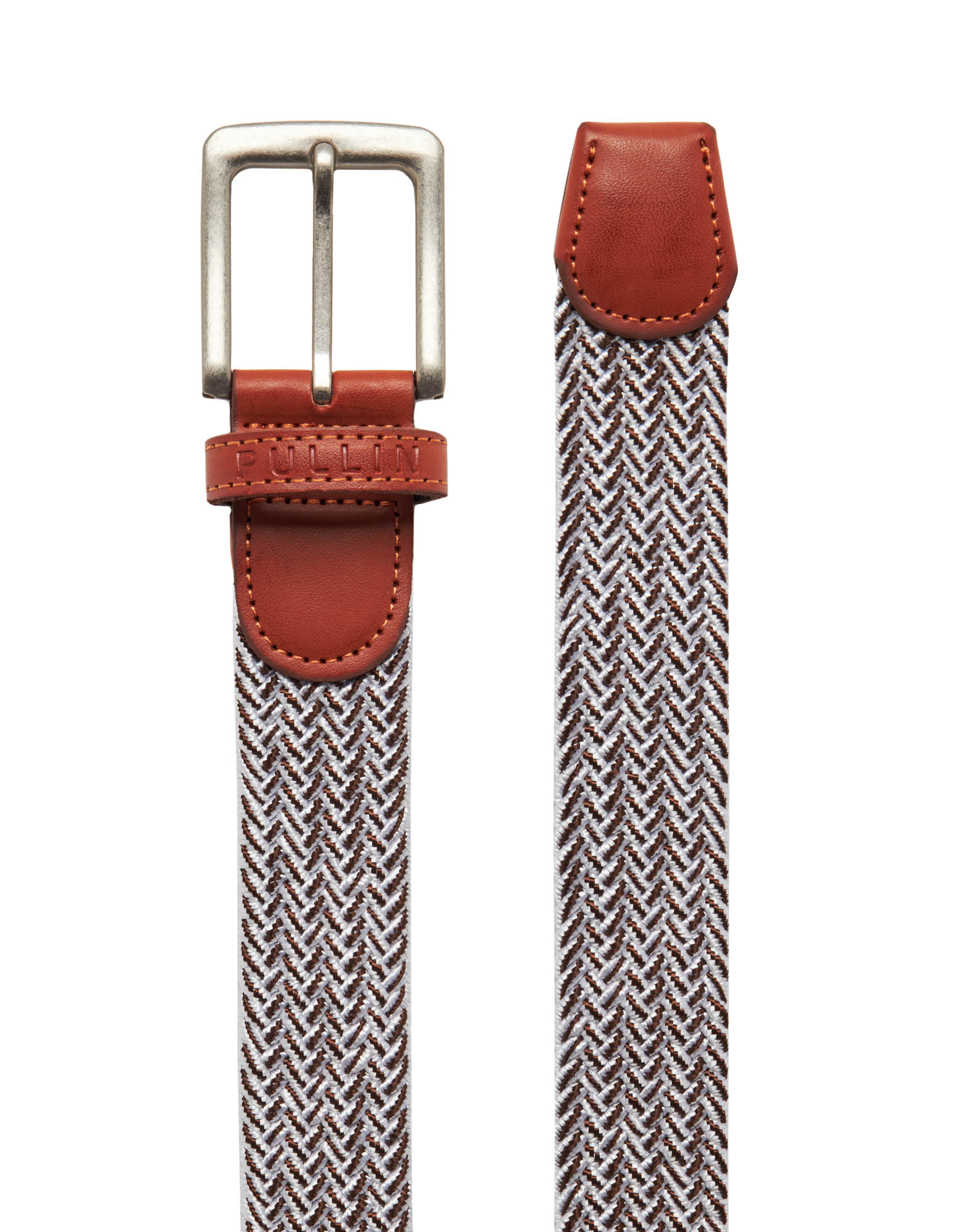 ceinture stretch whitebrown PULLIN en polyester